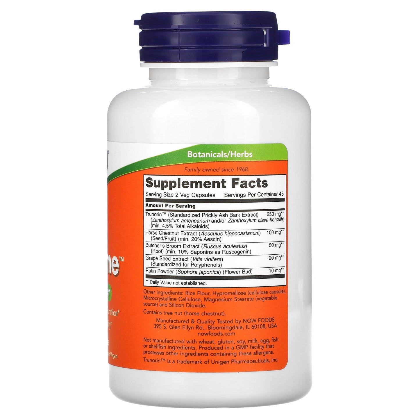 NOW Foods, Vein Supreme, 90 Veg Capsules - Image 2