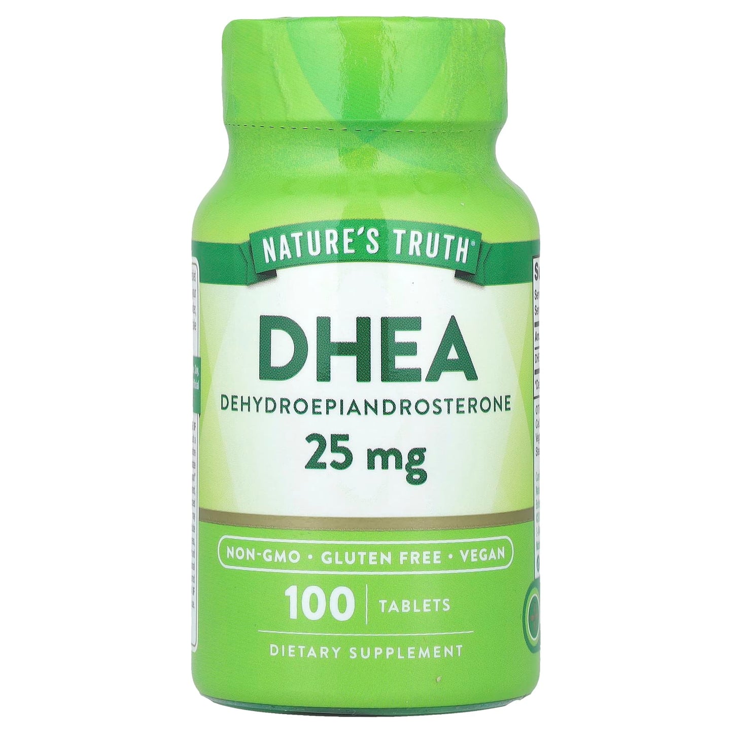 Nature's Truth, DHEA, 25 mg, 100 Tablets - Image 1