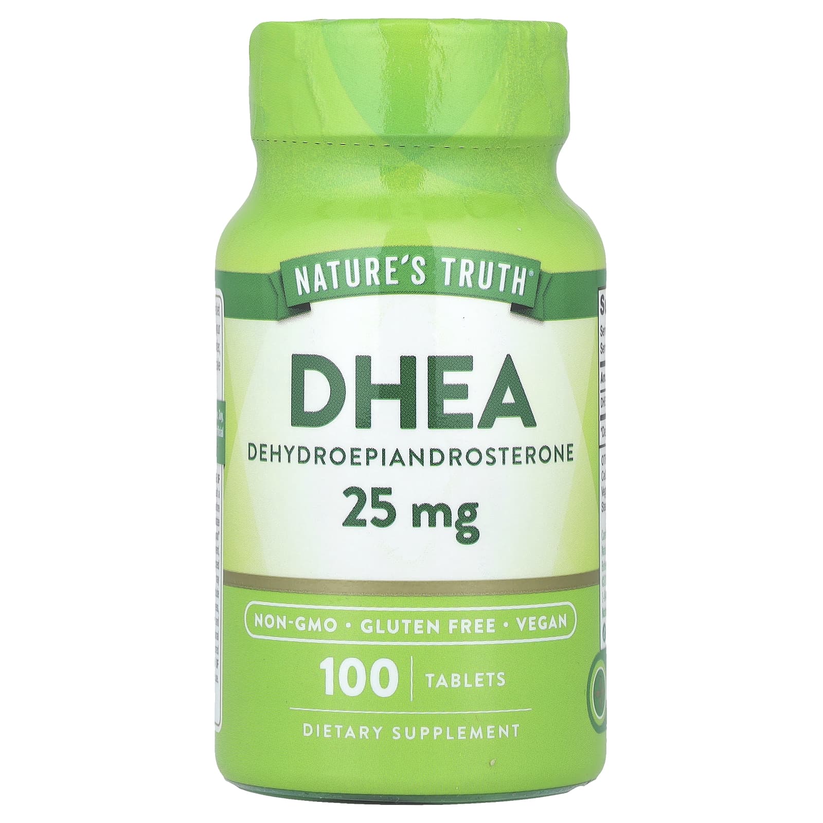 Nature's Truth, DHEA, 25 mg, 100 Tablets - Image 1