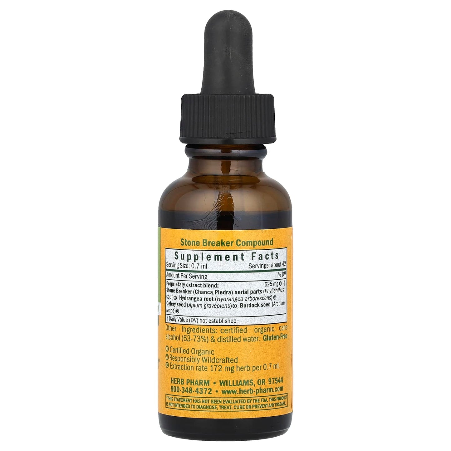 Herb Pharm Stone Breaker 1 fl oz (30 ml) Urinary Support Supplement - Image 2