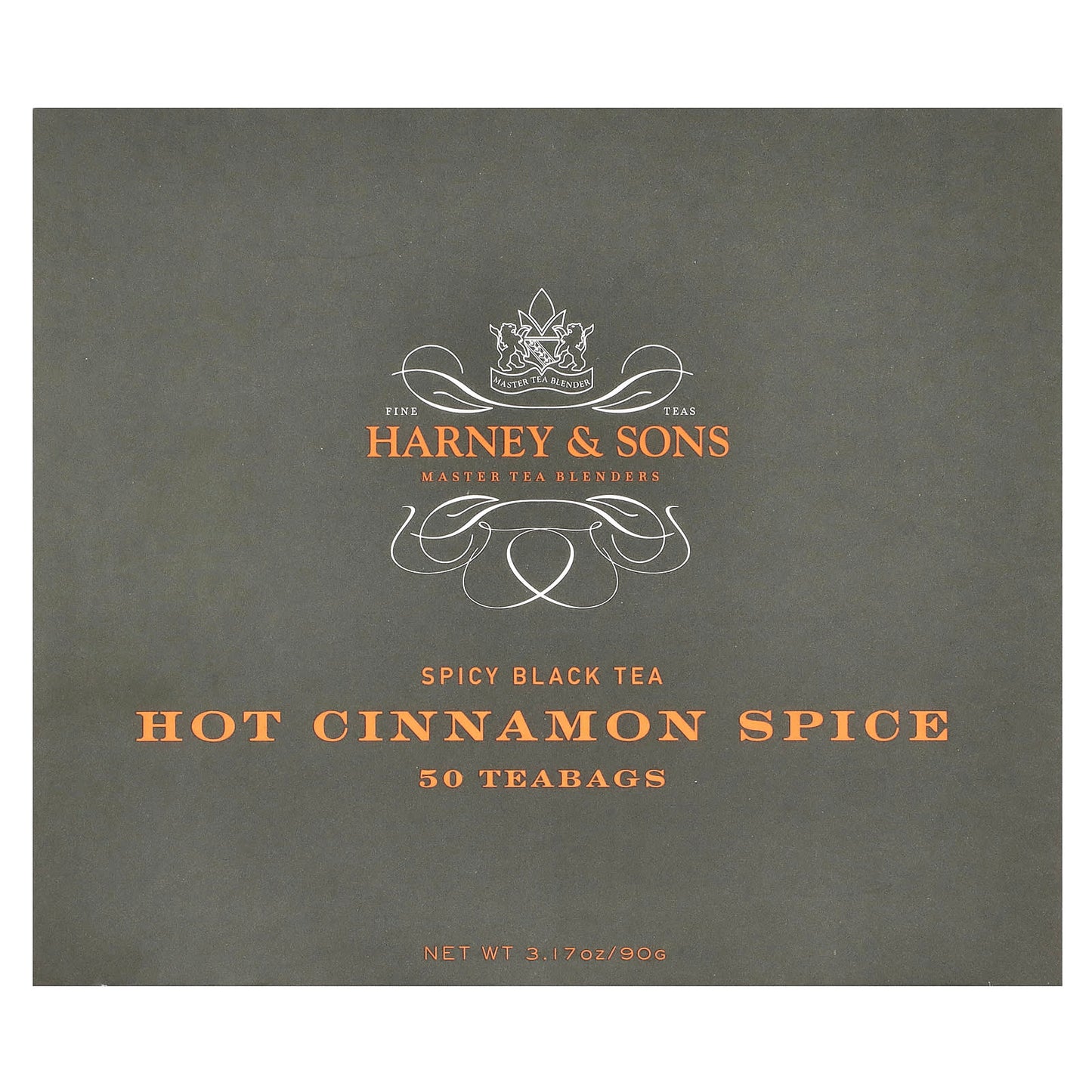 Harney & Sons Hot Cinnamon Spice Black Tea, 50 Tea Bags - Image 1
