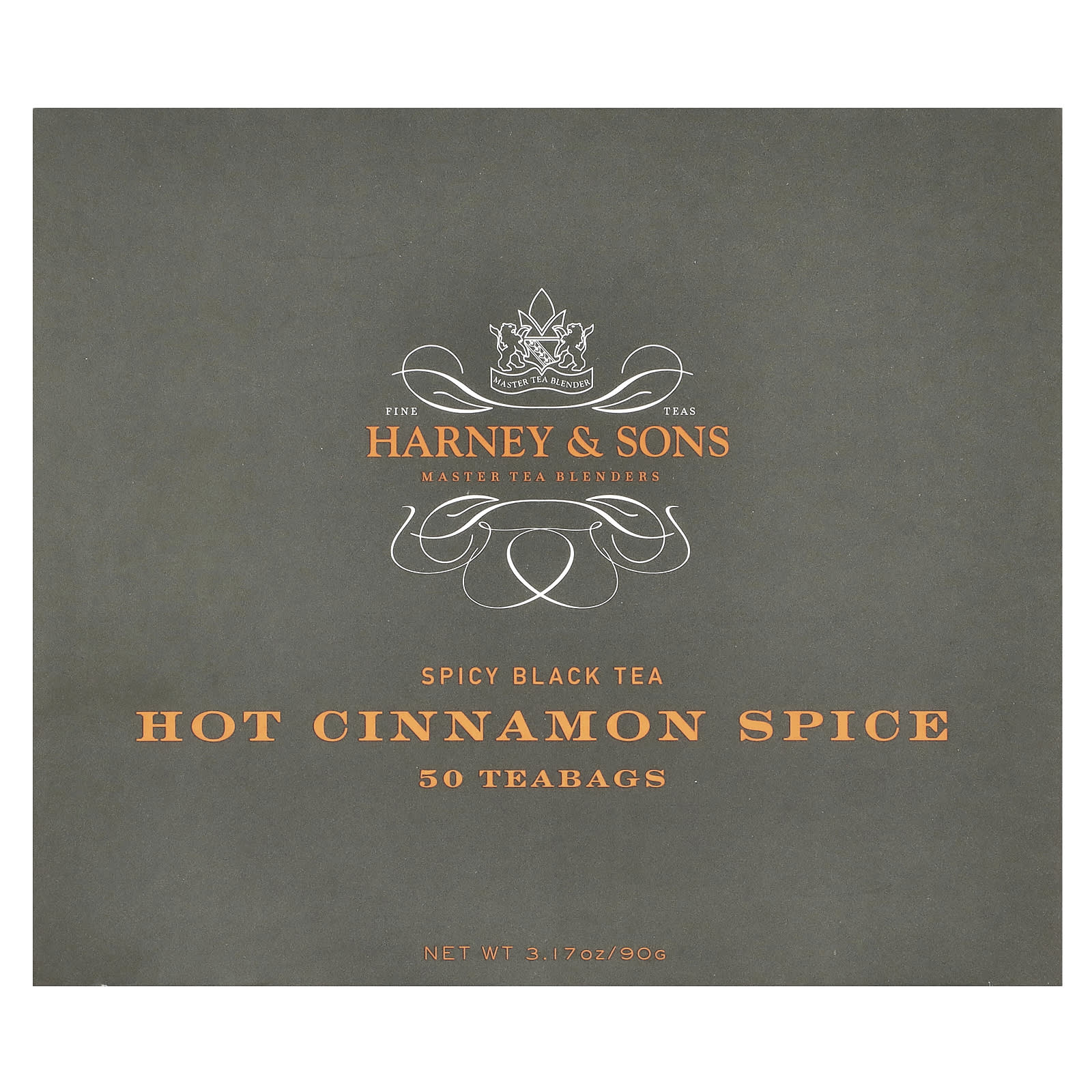 Harney & Sons Hot Cinnamon Spice Black Tea, 50 Tea Bags - Image 1