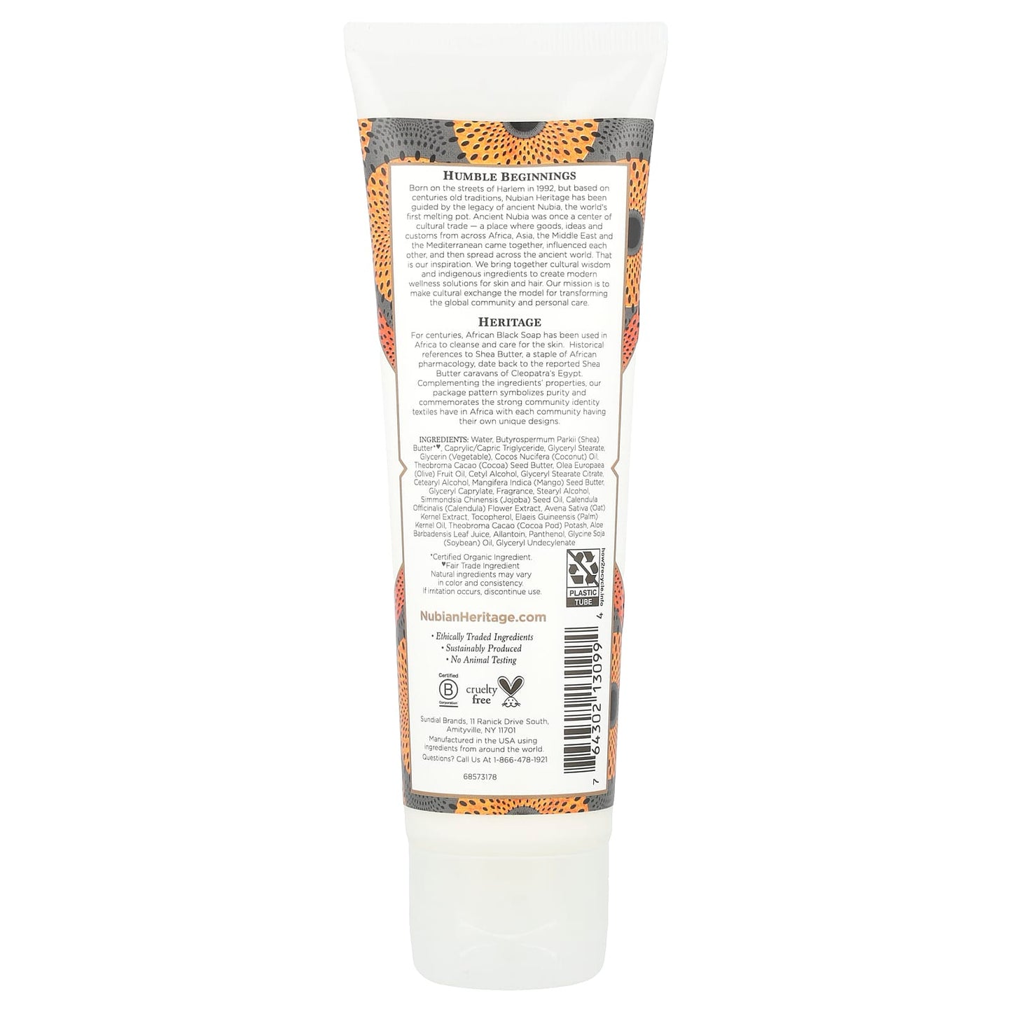 Nubian Heritage, Hand Cream, African Black Soap, 4 fl oz (118 ml) - Image 2