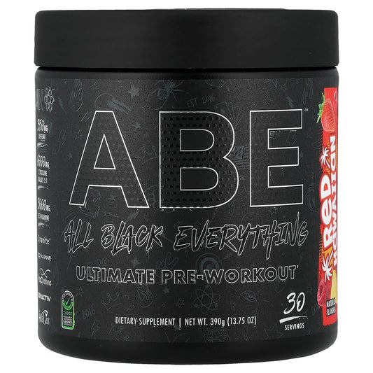 Red Hawaiian Preworkout by ABE - 13.75 oz, Energy & Focus - Image 1