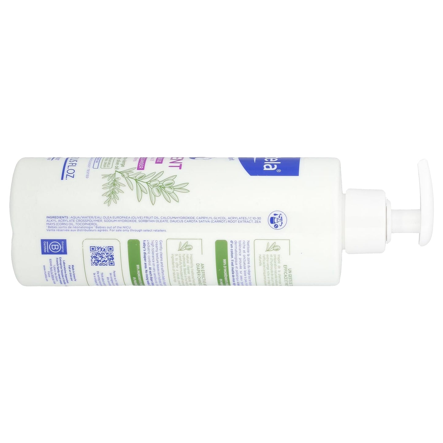 Mustela, Baby, Liniment Diaper Change Cleanser, 13.52 fl oz (400 ml) - Image 2