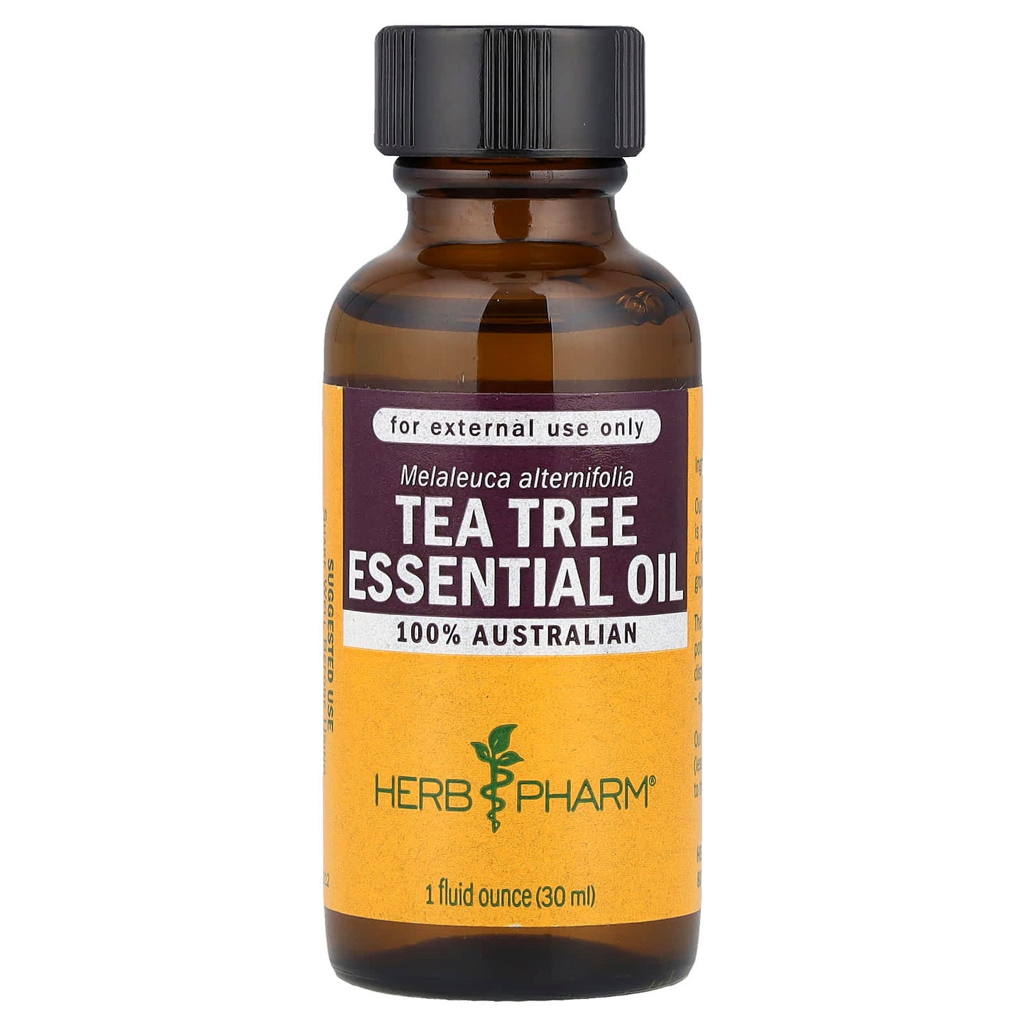 Tea Tree Essential Oil - 100% Australian, 1 fl oz (30 ml) by Herb Pharm - Image 1