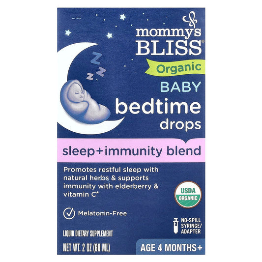 Mommy's Bliss, Organic Baby Bedtime Drops, Age 4 Months+, 2 oz (60 ml)
