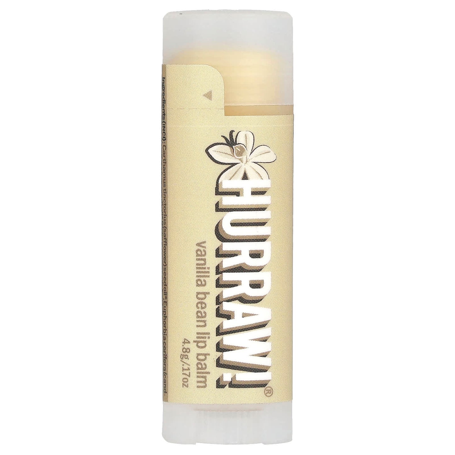 Hurraw! Vanilla Bean Lip Balm for Soft, Natural Moisture - Image 1