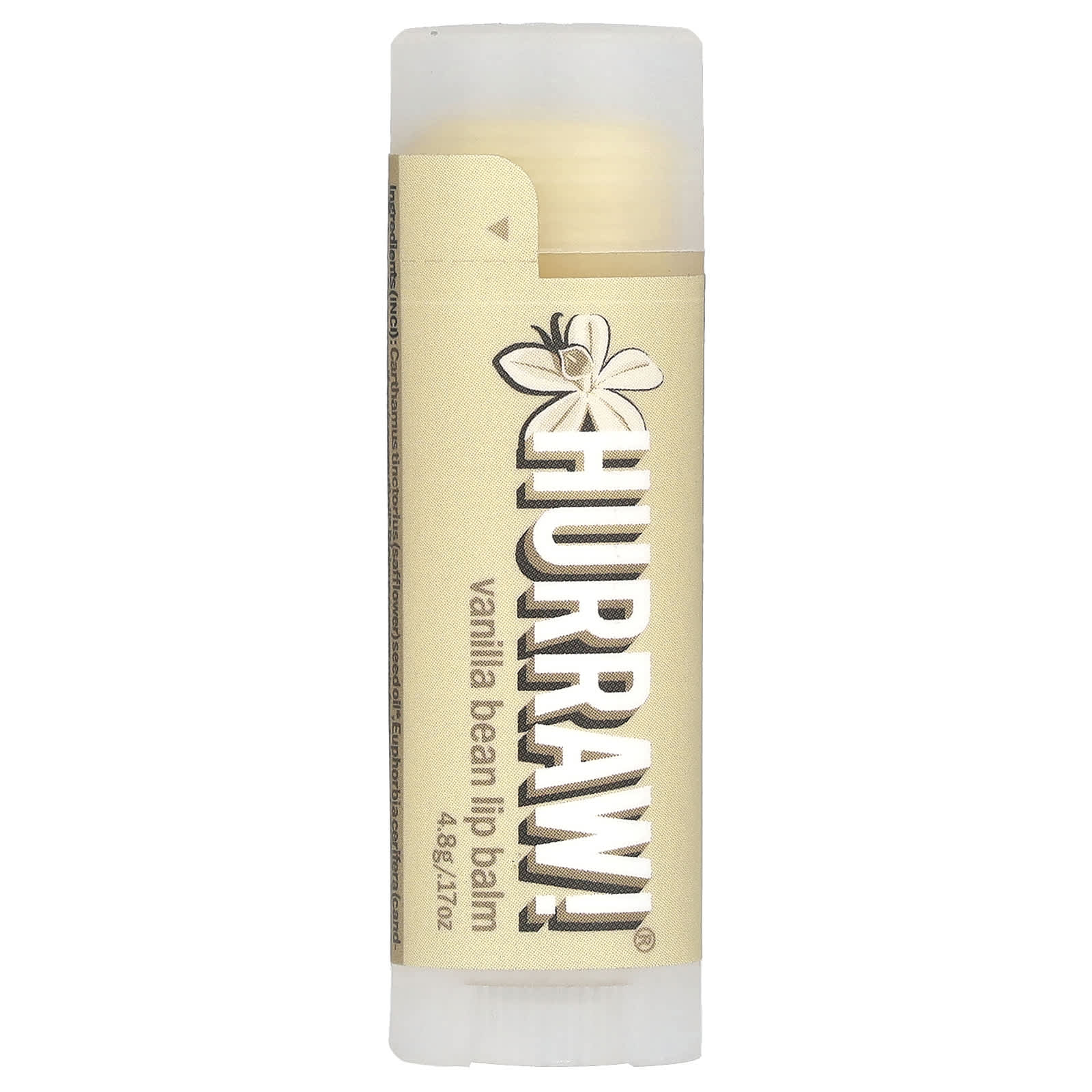 Hurraw! Vanilla Bean Lip Balm for Soft, Natural Moisture - Image 1
