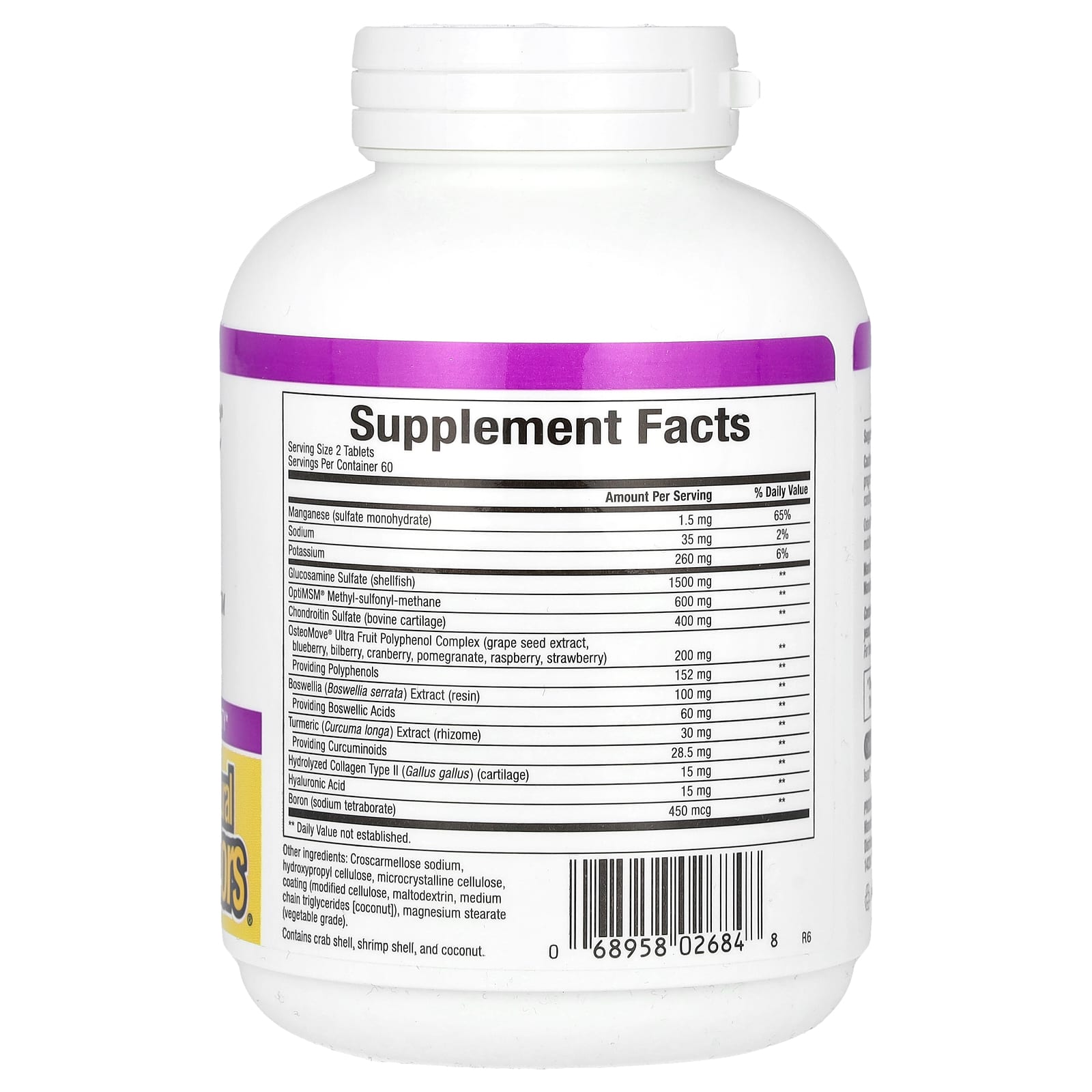 Natural Factors, OsteoMove, Extra Strength Joint Care, 120 Tablets - Image 2