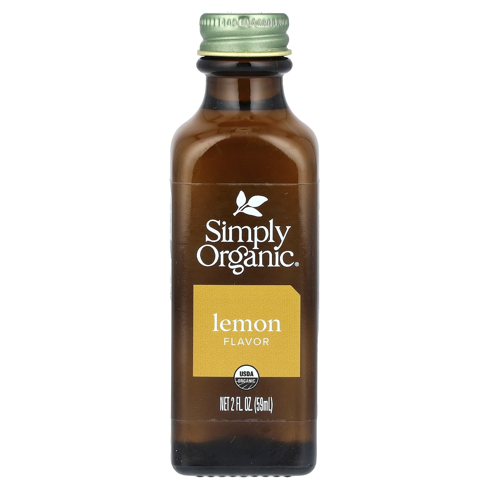 Simply Organic, Lemon Flavor, 2 fl oz (59 ml) - Image 1