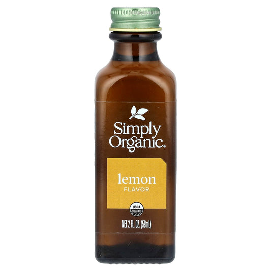 Simply Organic, Lemon Flavor, 2 fl oz (59 ml) - Image 1
