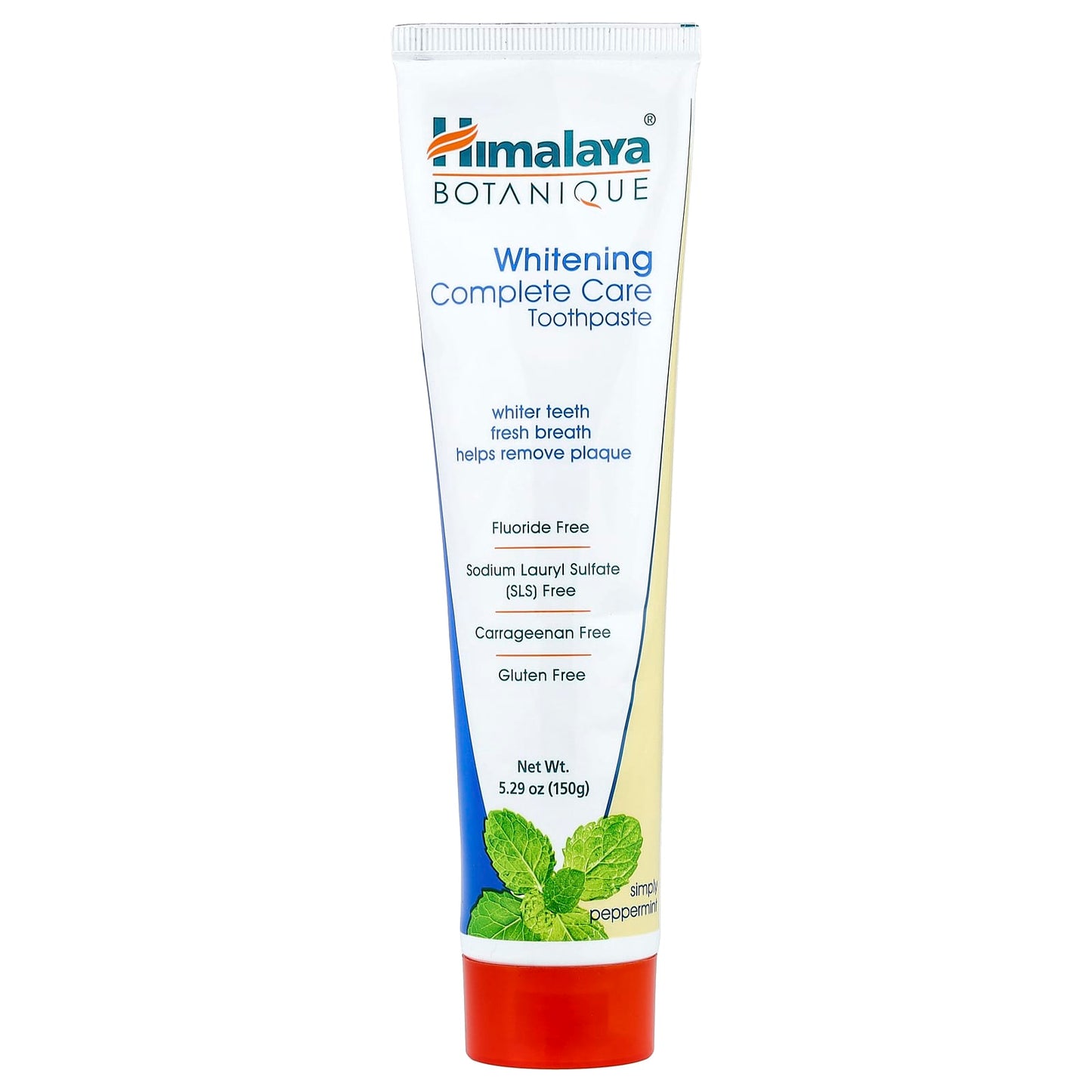 Himalaya Botanique Whitening Toothpaste with Peppermint, 5.29 oz (150 g) - Image 1