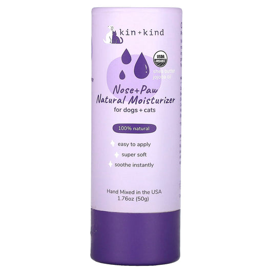 Kin+Kind, Nose & Paw Natural Moisturizer, For Dogs & Cats, 1.76 oz (50 g) - Image 1