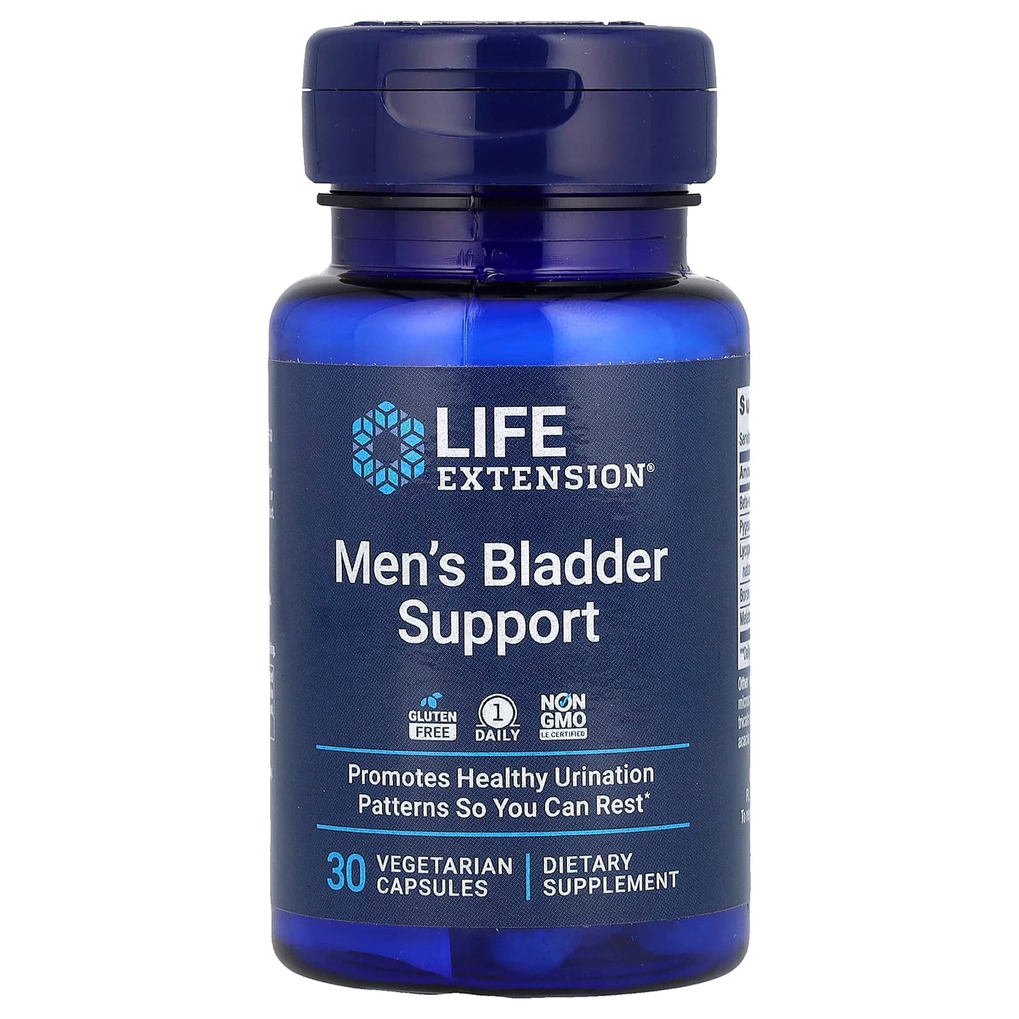Life Extension, Men's Bladder Support, 30 Vegetarian Capsules - Image 1