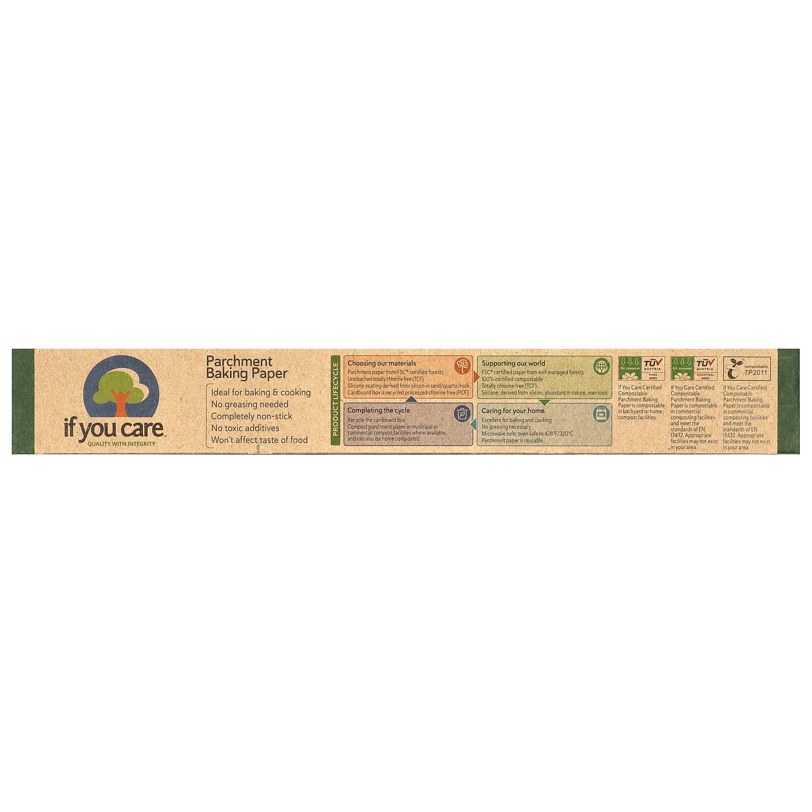 Eco-Friendly Parchment Baking Paper by If You Care, 70 sq ft - Image 2