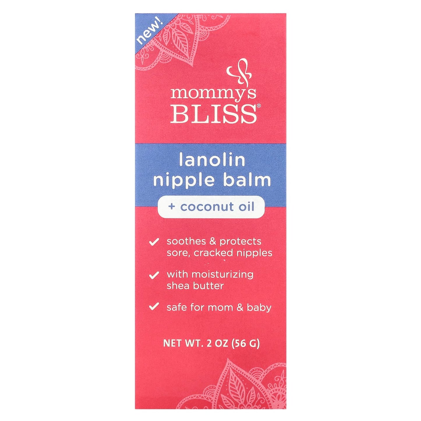 Mommy's Bliss, Lanolin Nipple Balm + Coconut Oil, 2 oz (56 g) - Image 1
