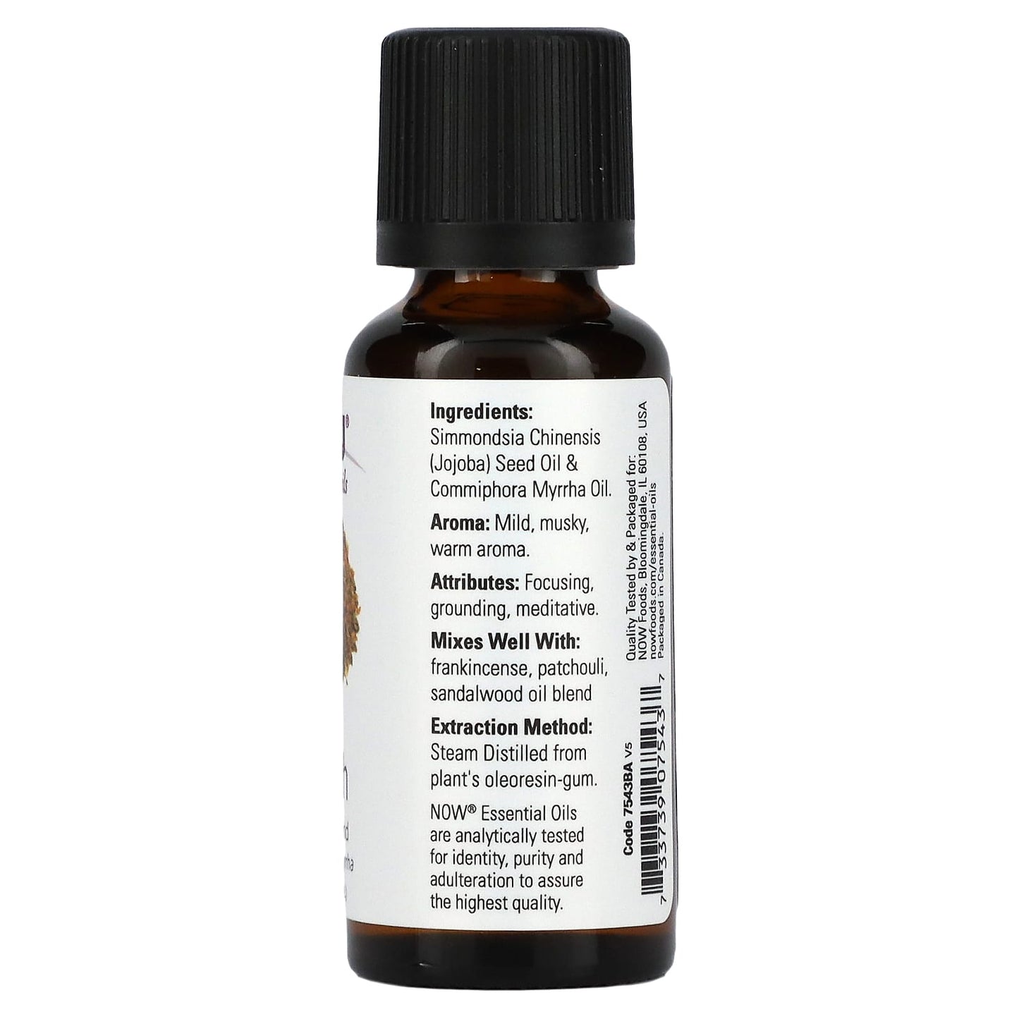 NOW Foods, Essential Oils, Myrrh, 1 fl oz (30 ml) - Image 2