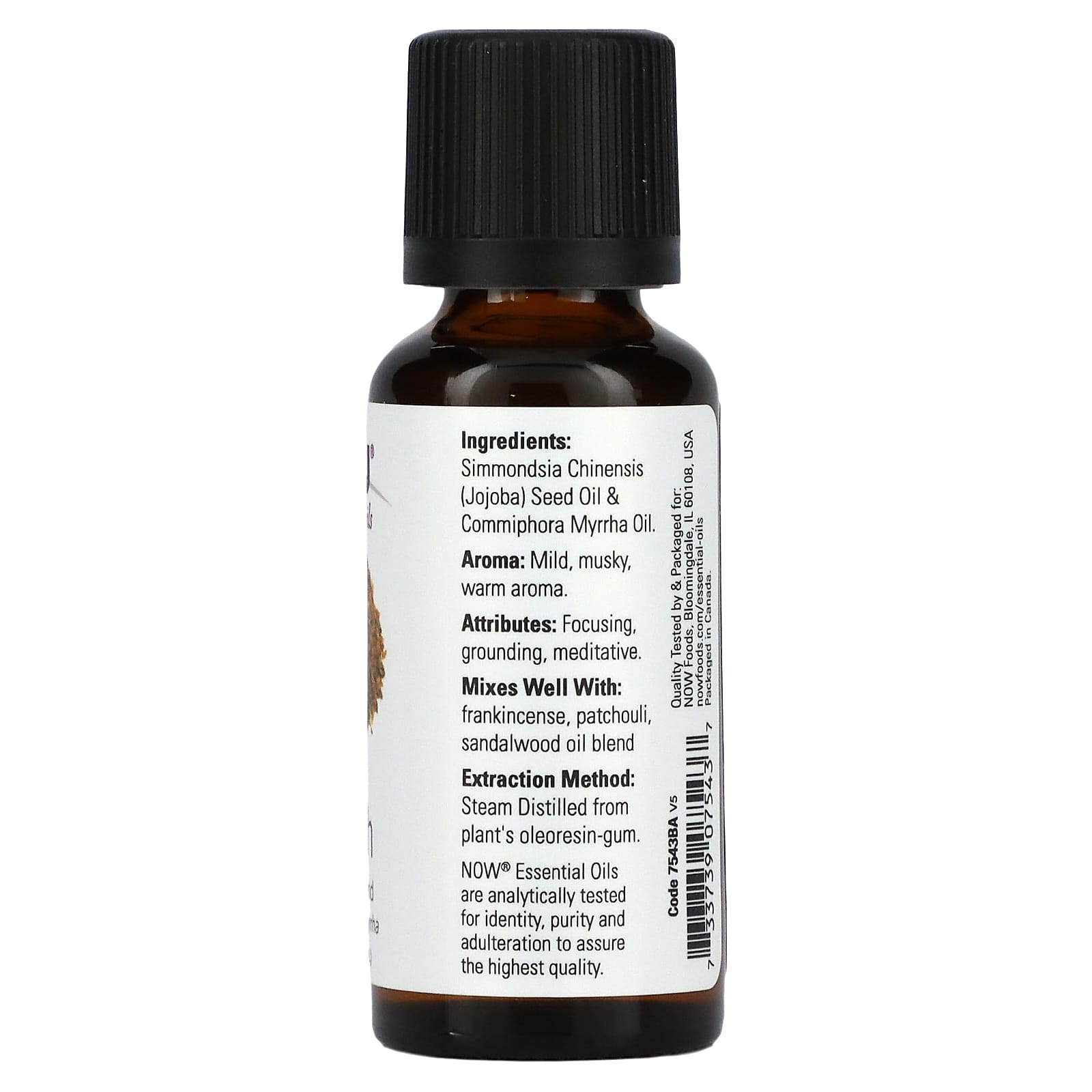 NOW Foods, Essential Oils, Myrrh, 1 fl oz (30 ml) - Image 2