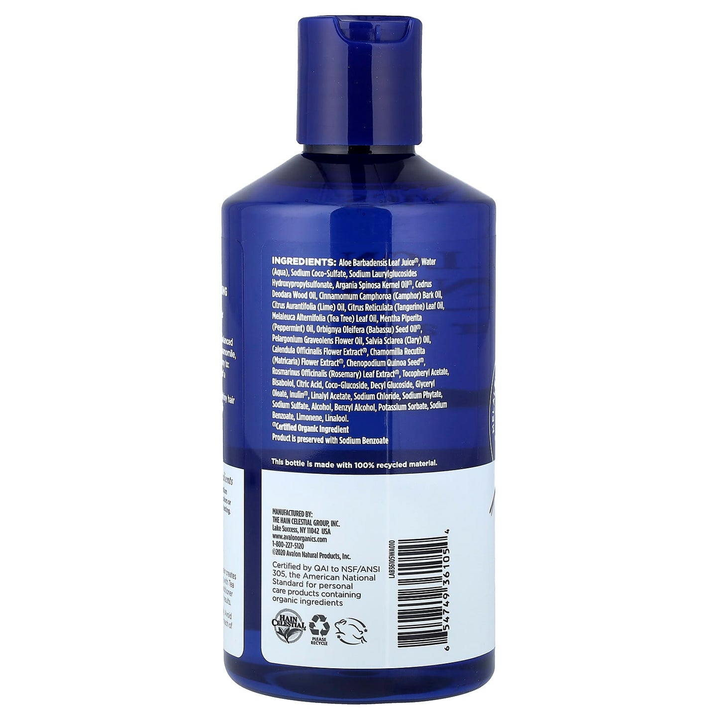 Avalon Organics Tea Tree Mint Scalp Normalizing Shampoo for Healthy Hair - Image 2