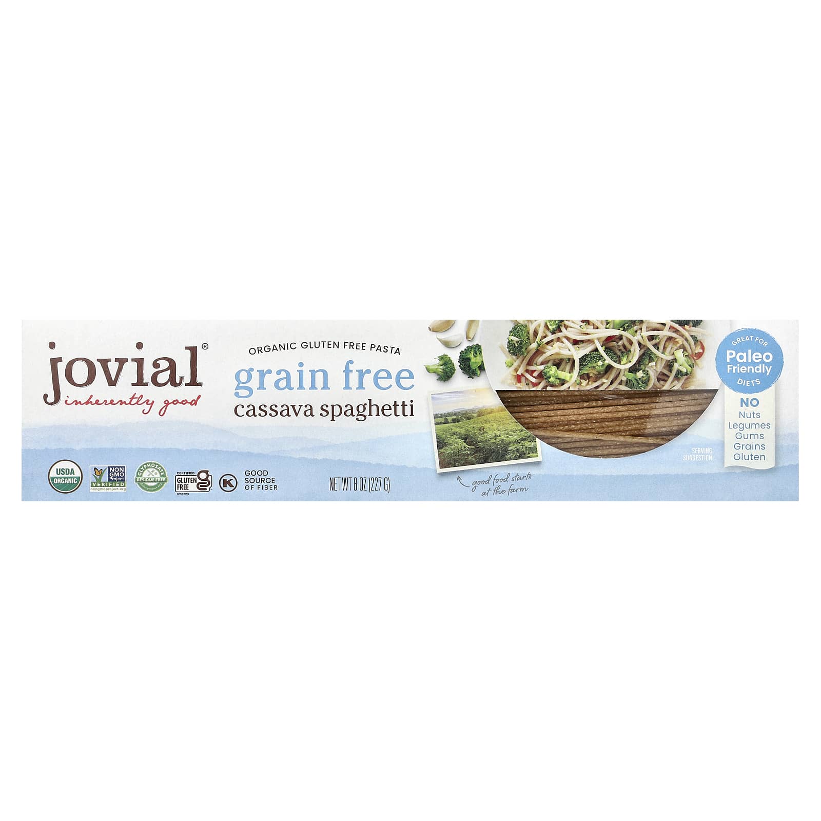 Delicious Organic Cassava Spaghetti by Jovial - 8 oz - Image 1