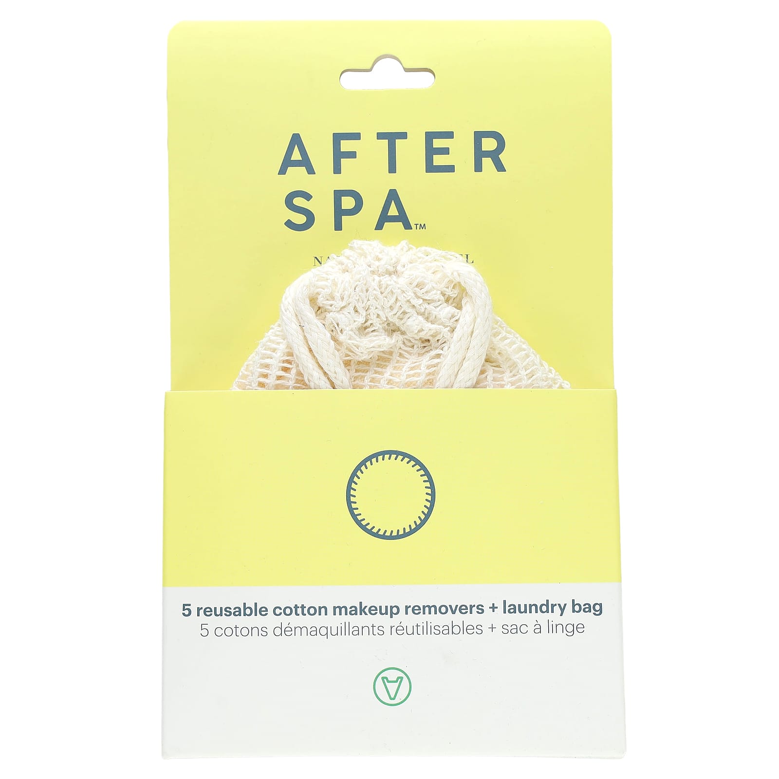 Effective Makeup Removal with AfterSpa Reusable Cotton Pads 6-Pack - Image 1