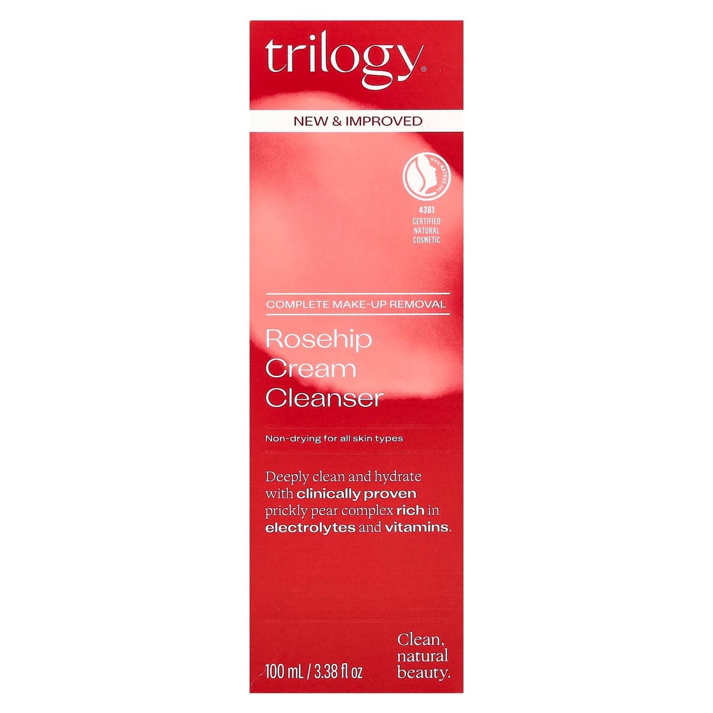 Trilogy, Rosehip Cream Cleanser, 3.38 fl oz (100 ml) - Image 2