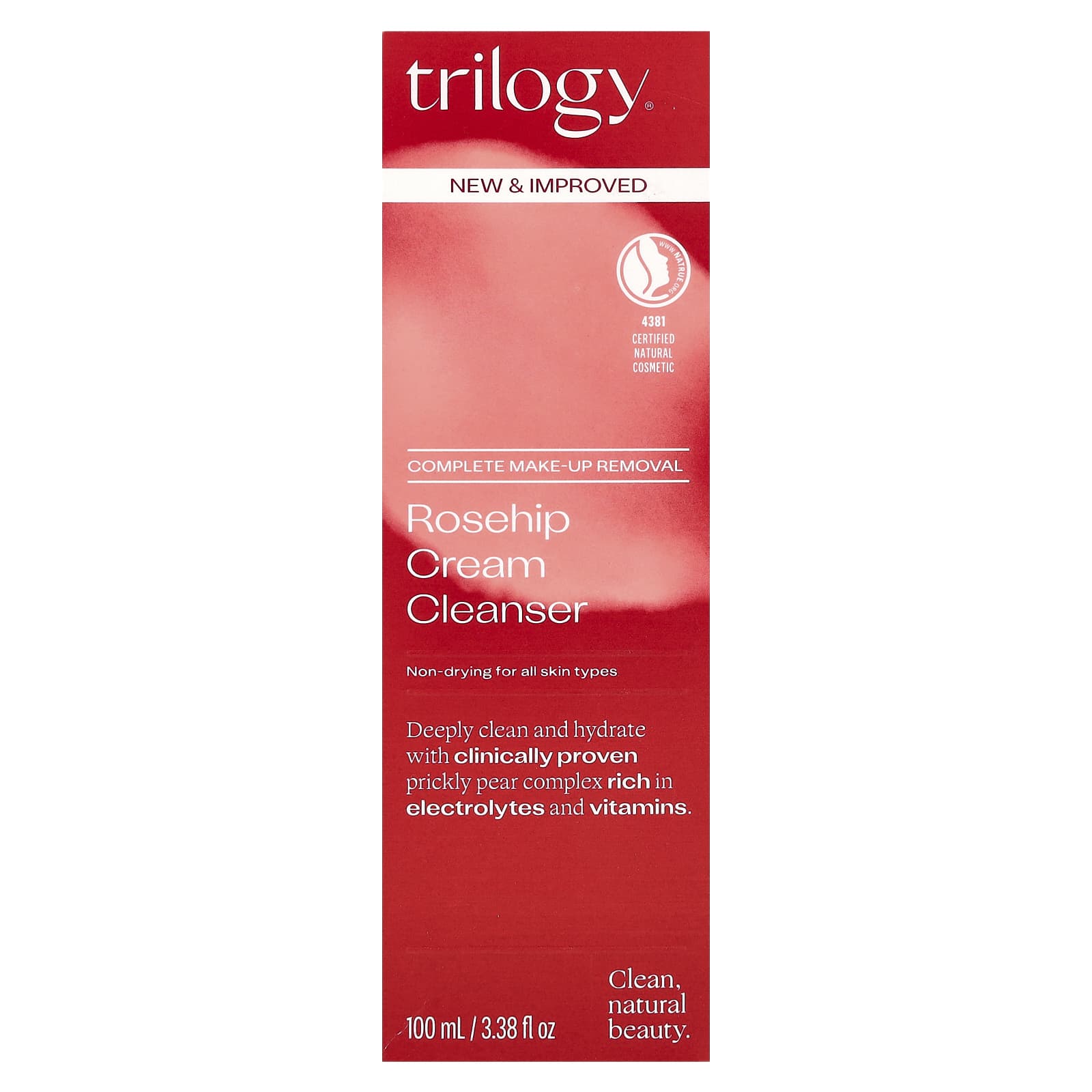 Trilogy, Rosehip Cream Cleanser, 3.38 fl oz (100 ml) - Image 2
