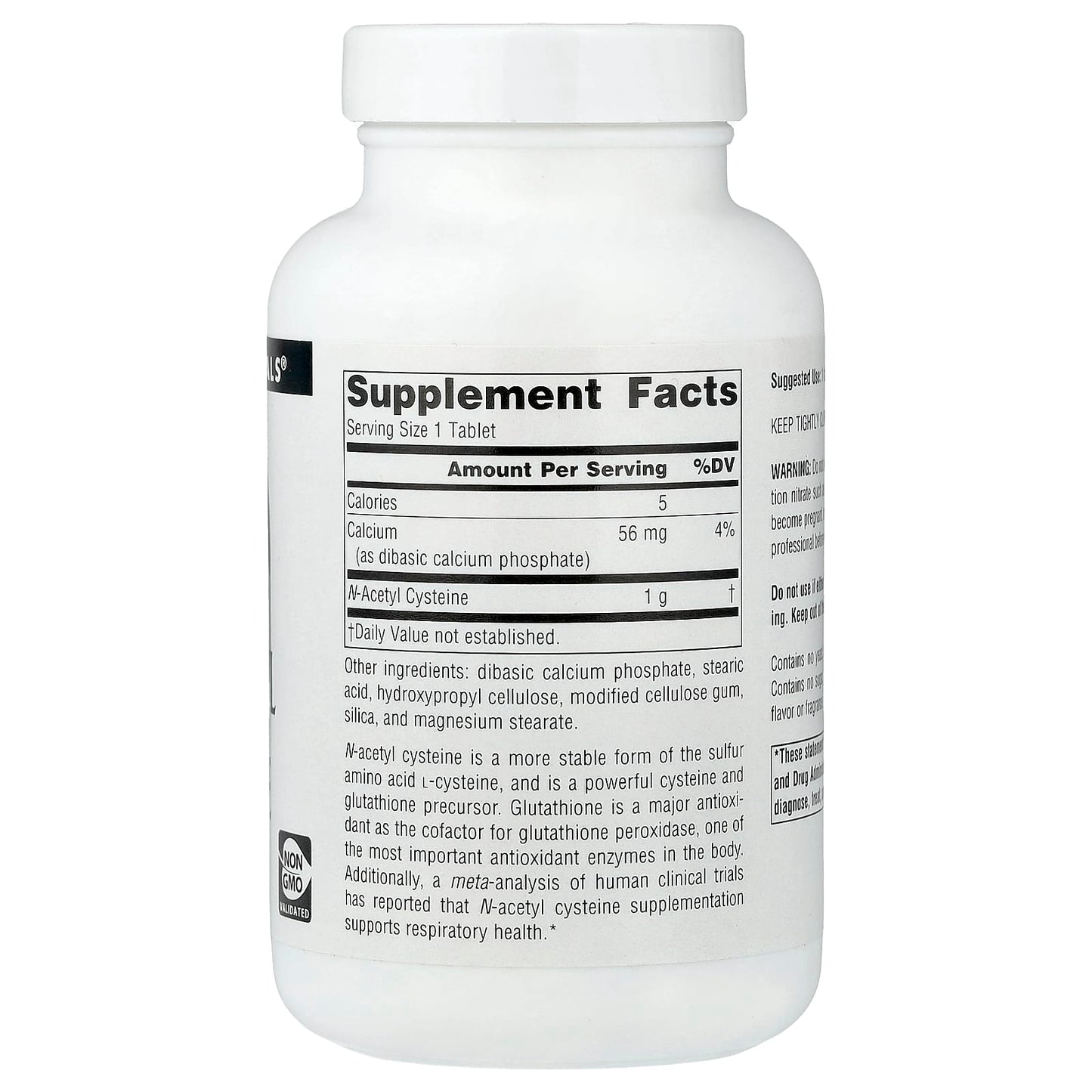 Source Naturals, N-Acetyl Cysteine, 1,000 mg, 120 Tablets - Image 2