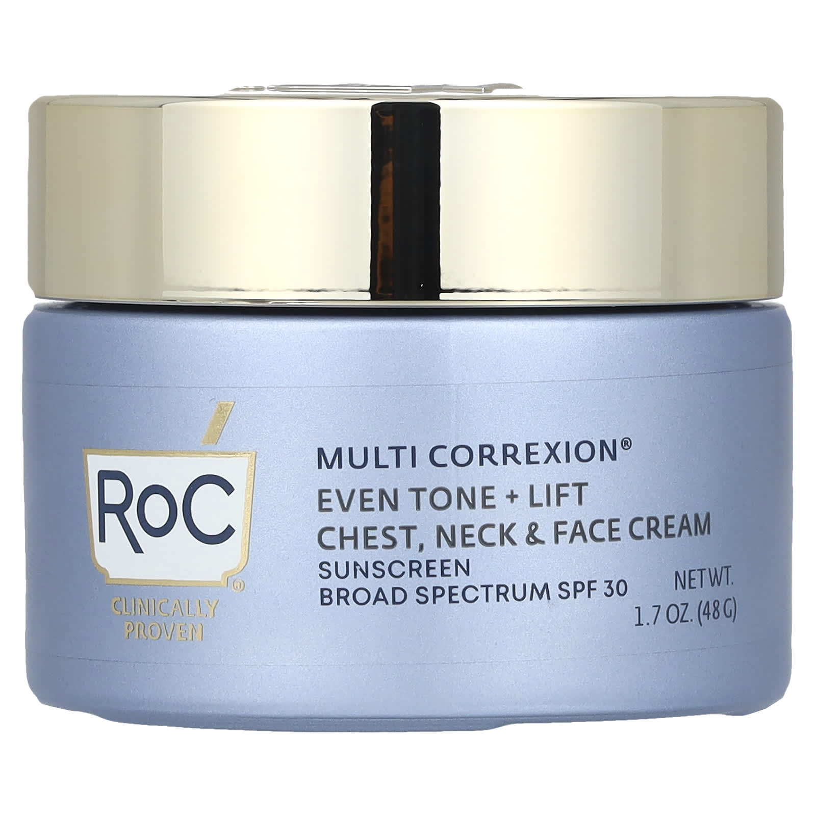RoC, Multi Correxion®, Even Tone + Lift, Chest, Neck & Face Cream, SPF 30, 1.7 oz (48 g) - Image 1