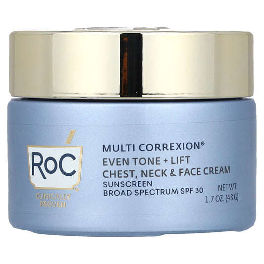RoC, Multi Correxion®, Even Tone + Lift, Chest, Neck & Face Cream, SPF 30, 1.7 oz (48 g) - Image 1