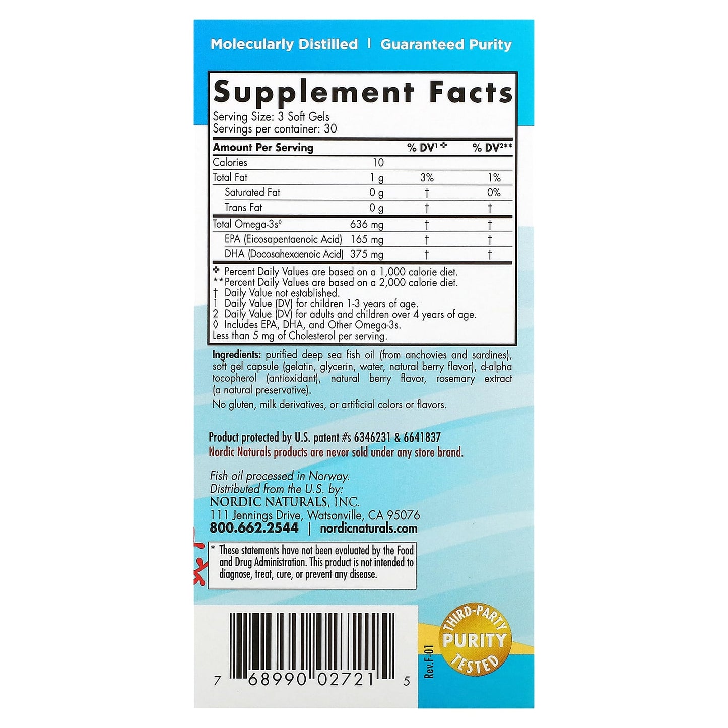 Nordic Naturals, Children's DHA Xtra, Ages 3-6, Berry, 636 mg, 90 Mini Soft Gels - Image 2