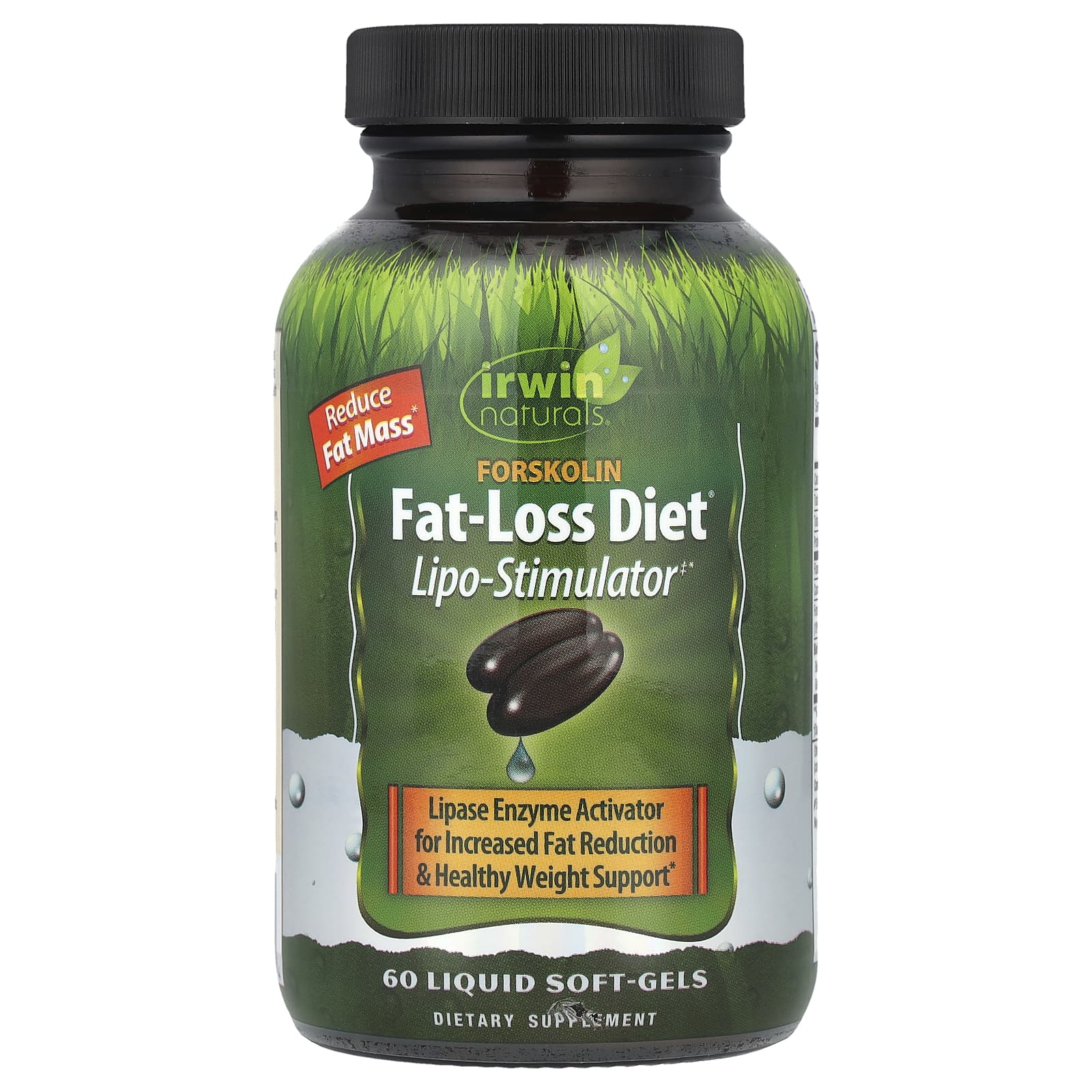 Irwin Naturals Forskolin Fat Loss & Weight Support, 60 Liquid Soft-Gels - Image 1