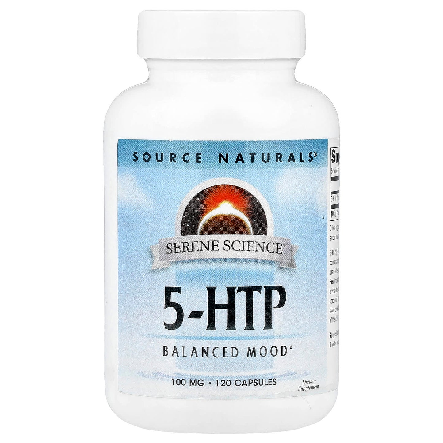 Source Naturals, Serene Science®, 5-HTP, 100 mg, 120 Capsules - Image 1