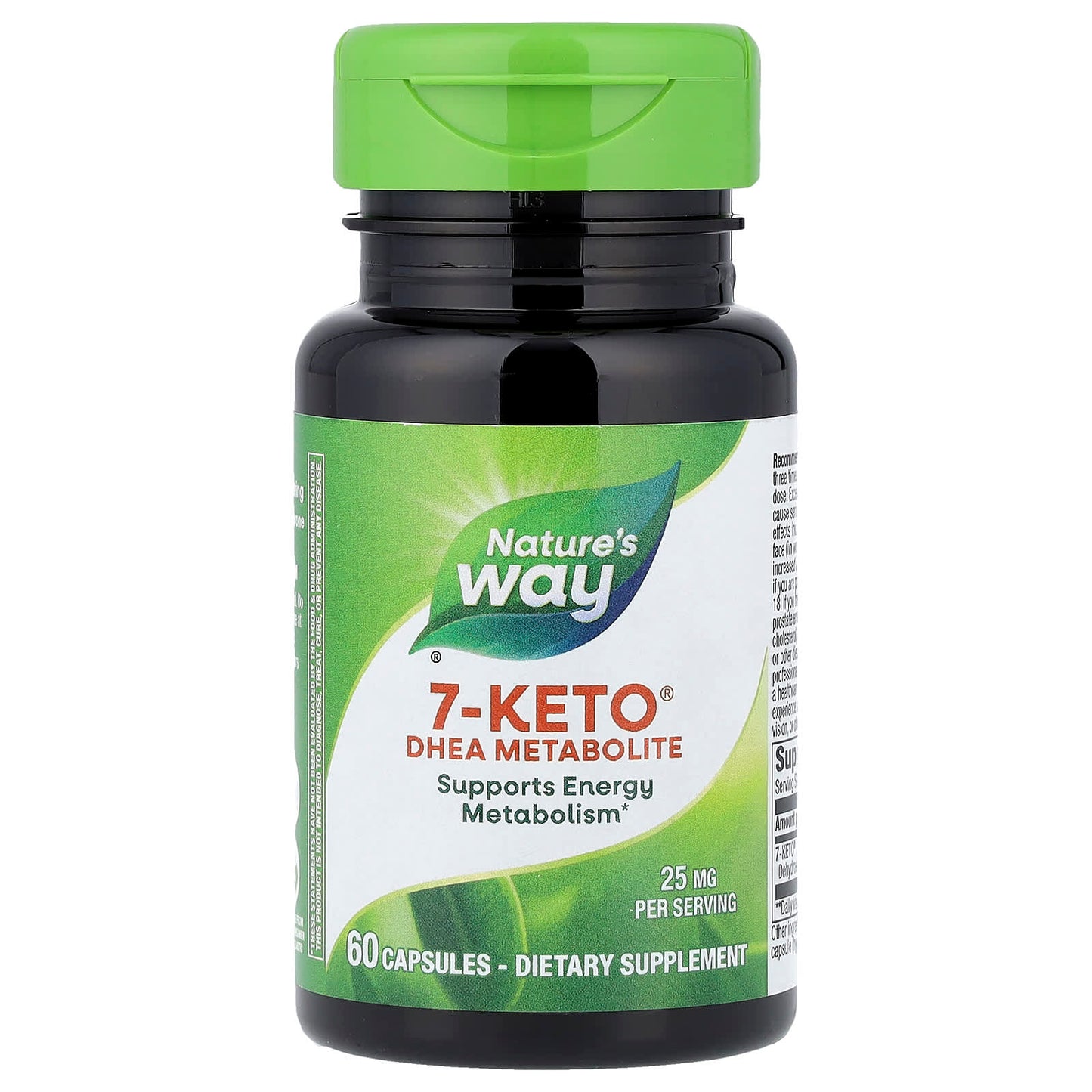 Nature's Way, 7-KETO®, DHEA Metabolite, 25 mg, 60 Capsules - Image 1