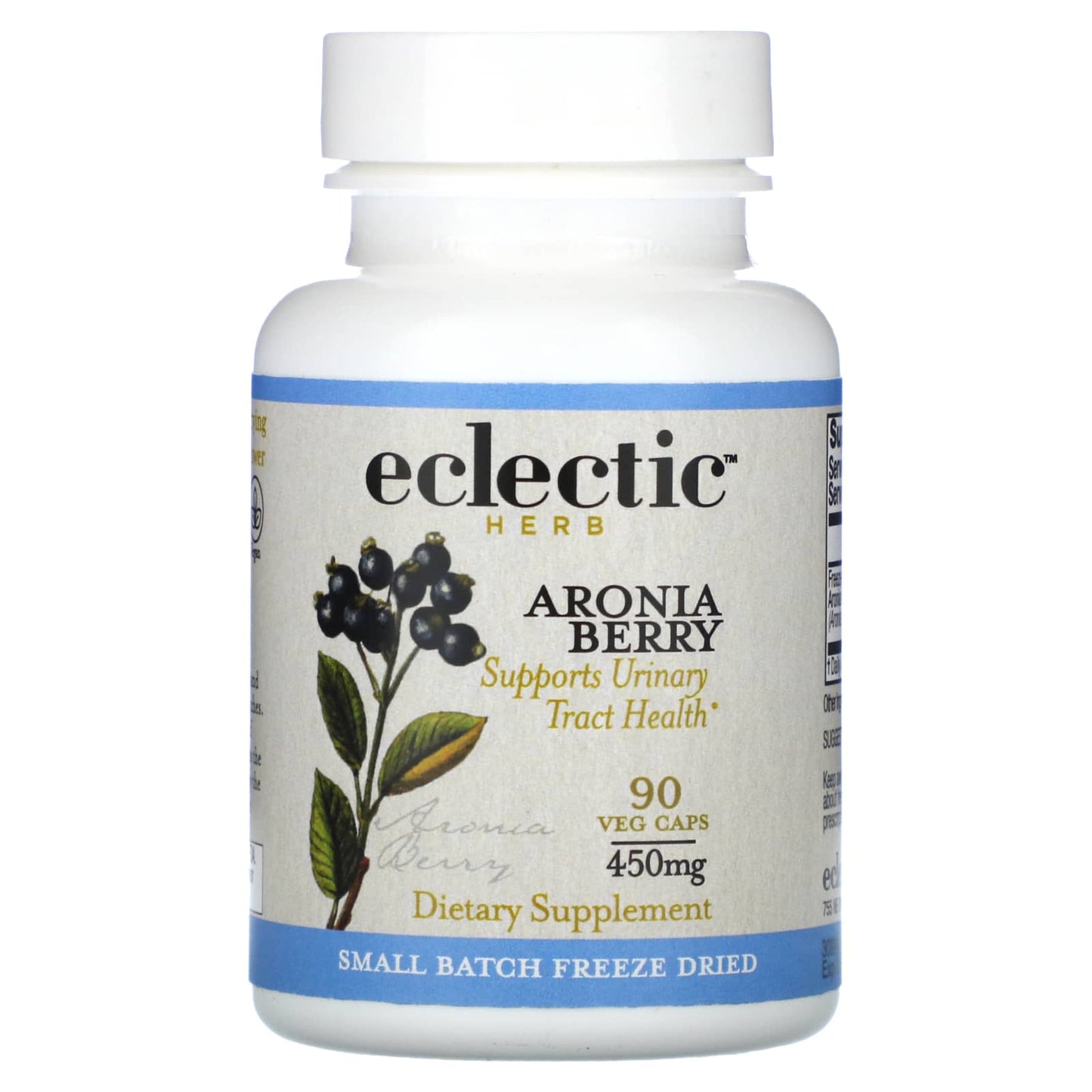 Support Urinary Tract Health with Eclectic Herb's Aronia Berry Capsules - Image 1