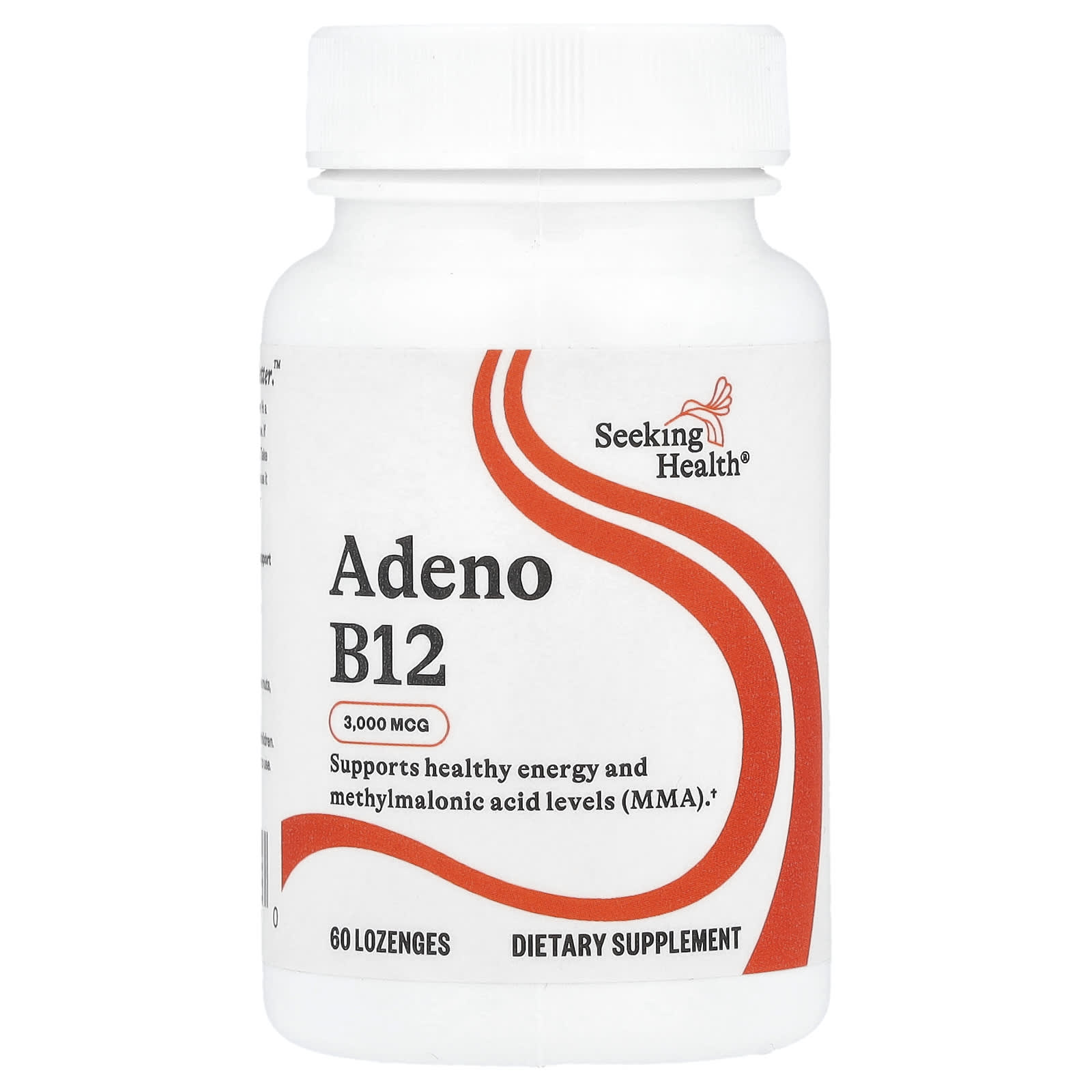 Seeking Health, Adeno B12, 3,000 mcg, 60 Lozenge - Image 1