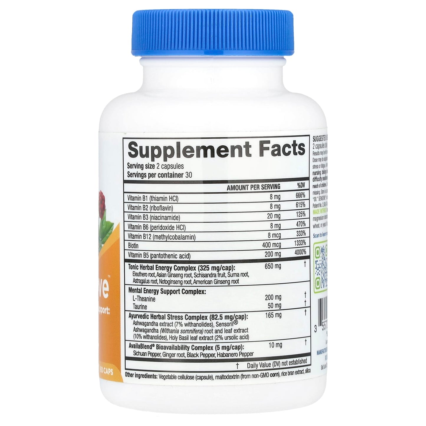 RidgeCrest Herbals, AdrenaLove™, 60 Capsules - Image 2