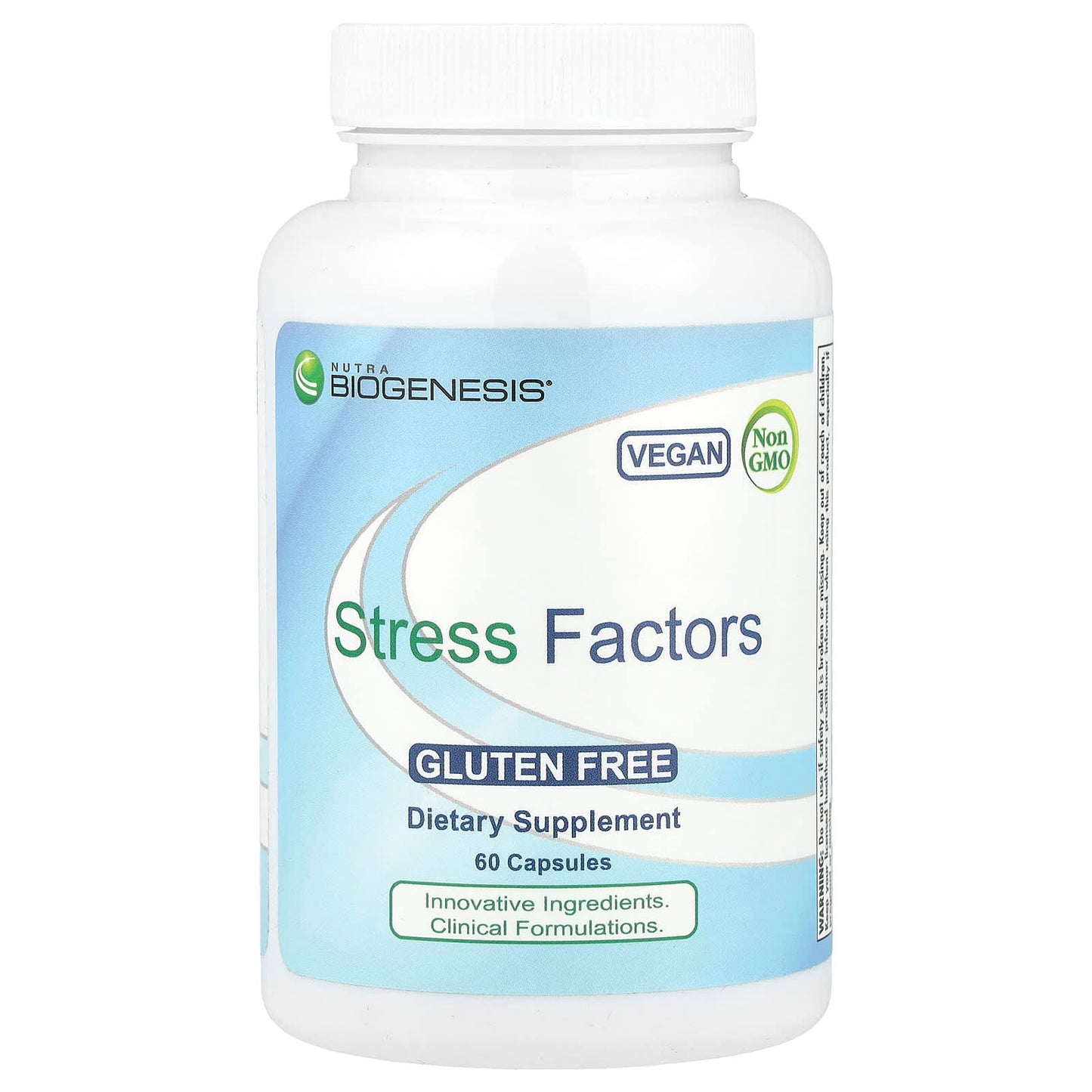 Nutra BioGenesis, Stress Factors, 60 Capsules - Image 1