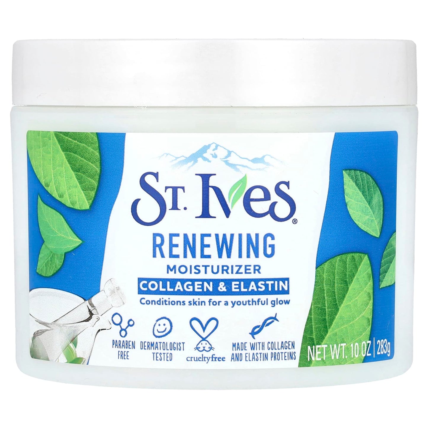 St. Ives, Renewing Moisturizer, Collagen & Elastin, 10 oz (283 g) - Image 1