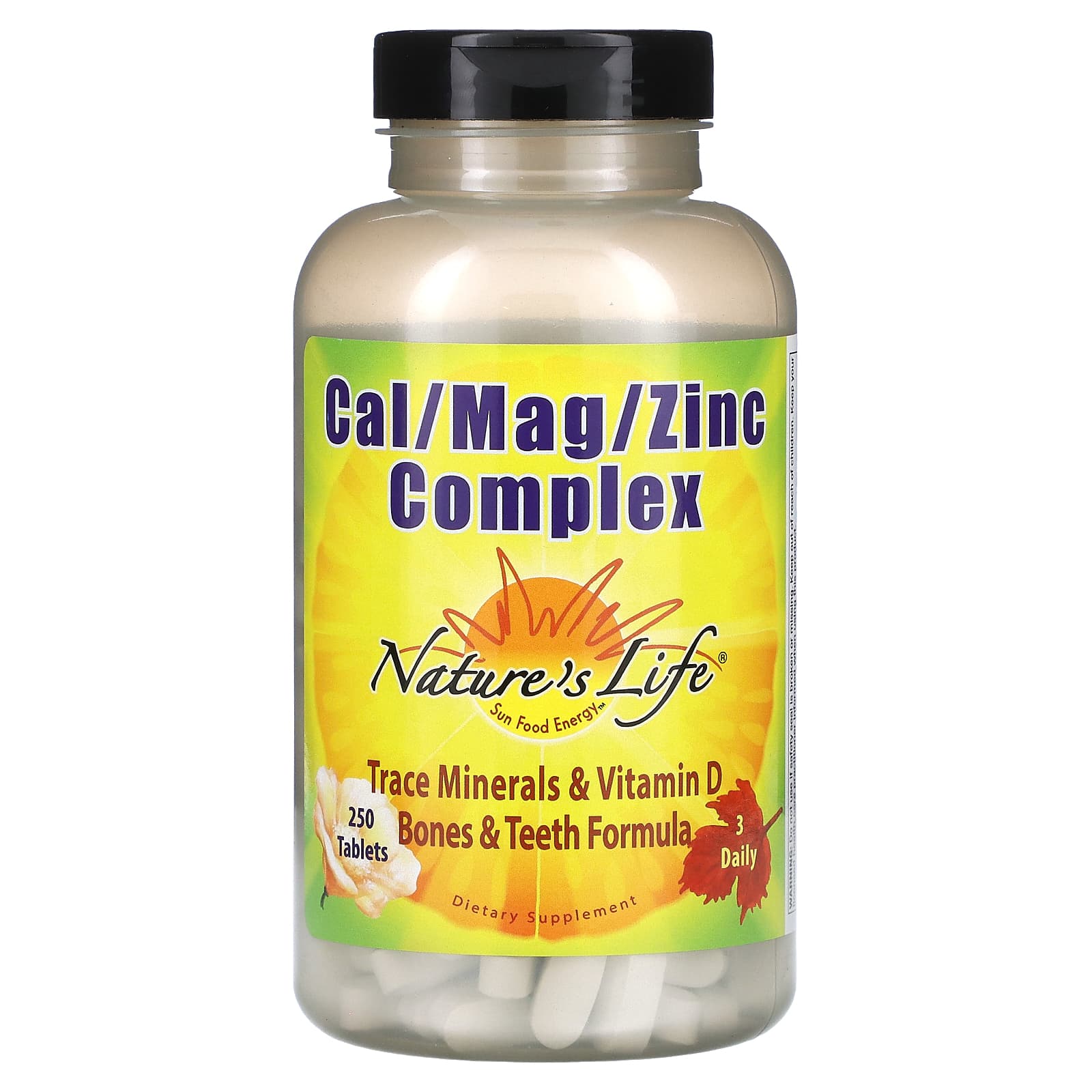 Nature's Life, Cal / Mag / Zinc Complex, 250 Tablets - Image 1