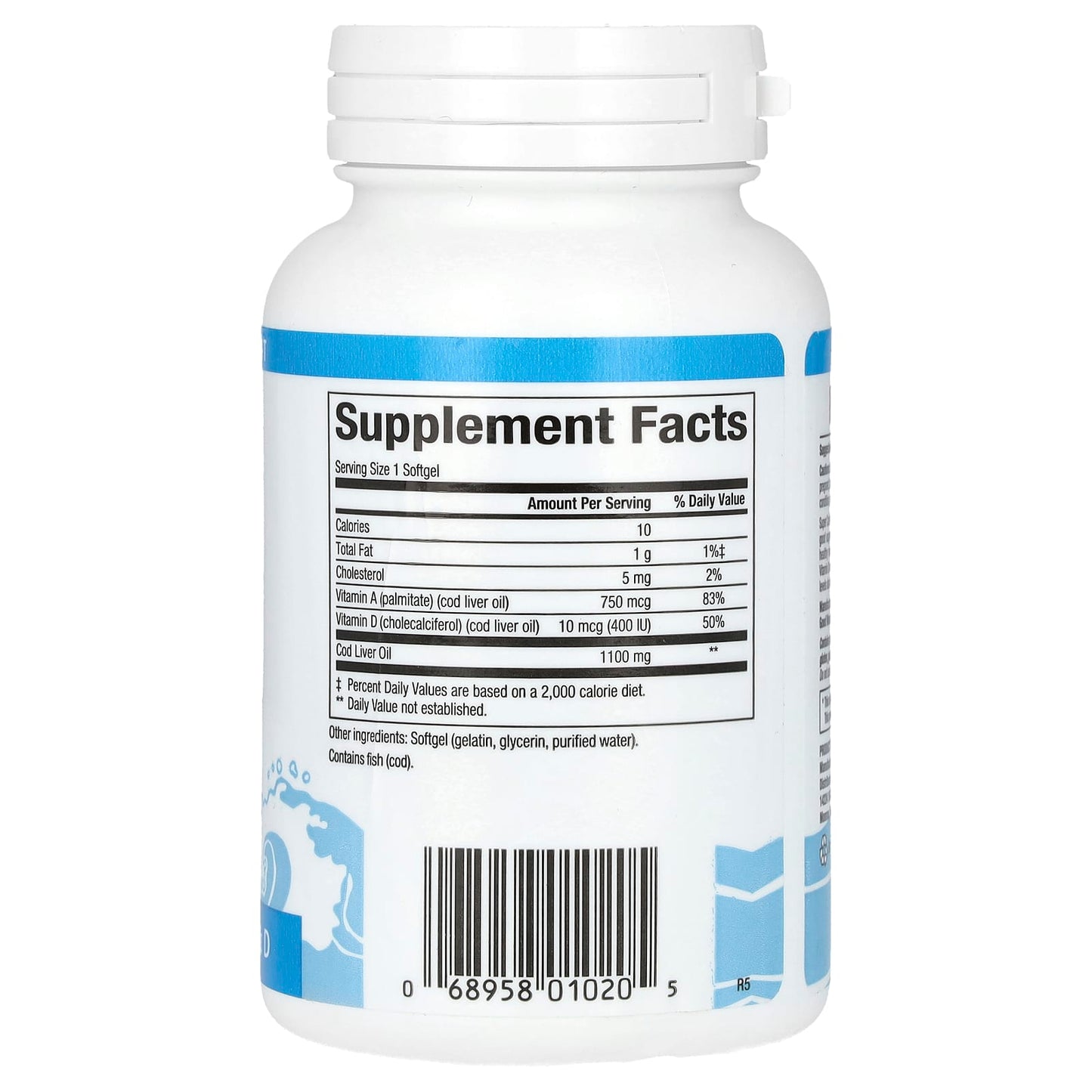 Natural Factors, Super Cod Liver Oil, 90 Softgels - Image 2
