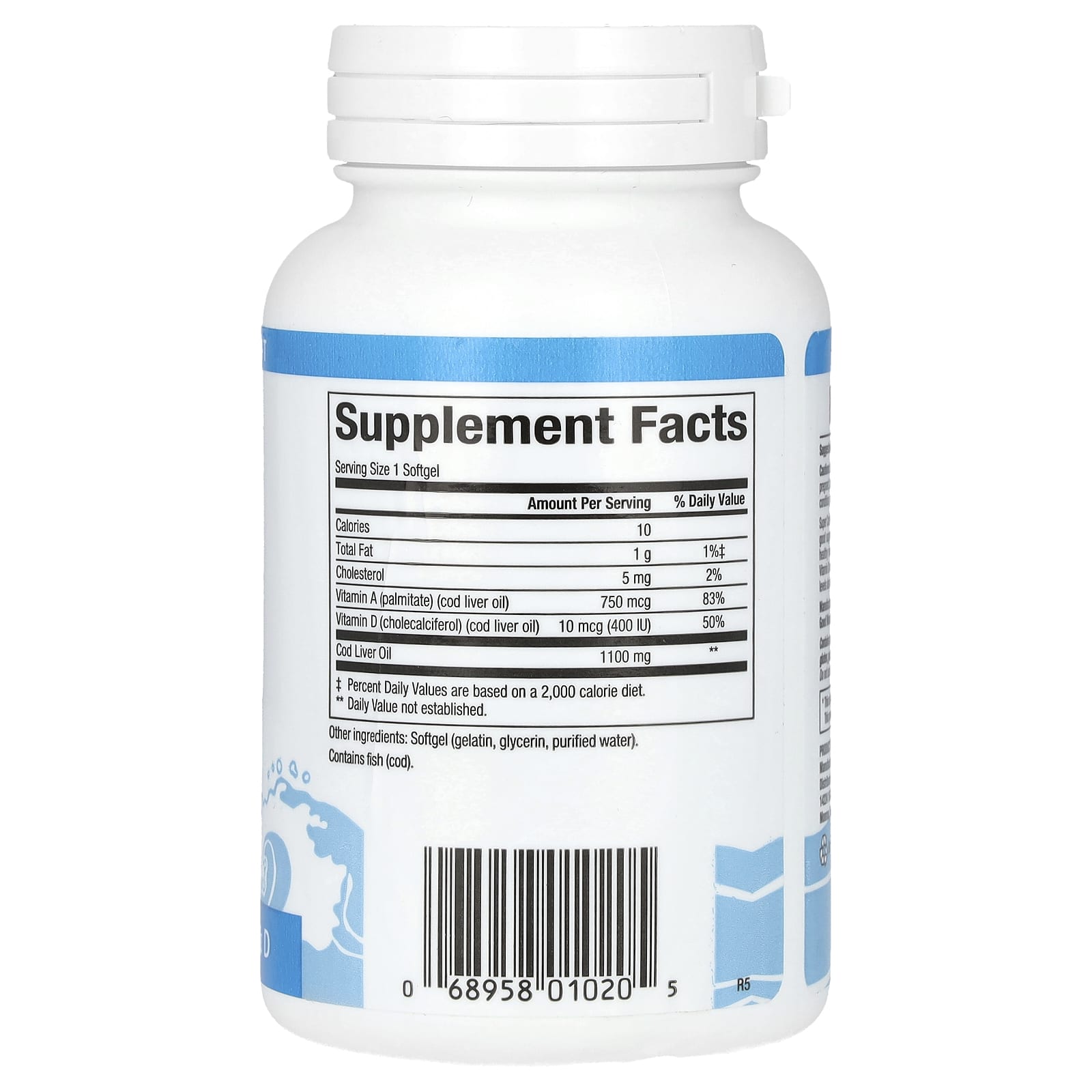 Natural Factors, Super Cod Liver Oil, 90 Softgels - Image 2