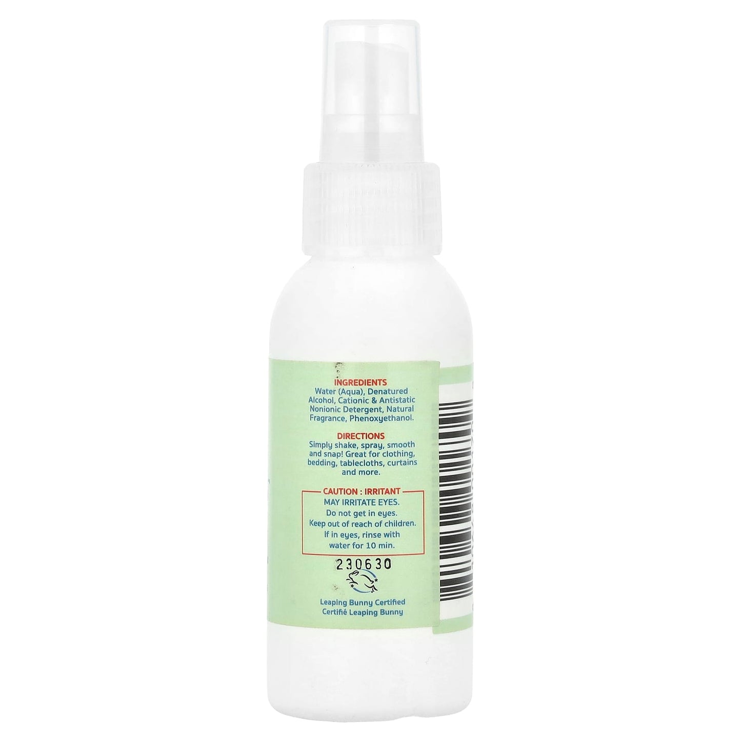 Nellie's, Wrinkle-B-Gone with Antistatic, Lemongrass, 3 fl oz (88 ml) - Image 2