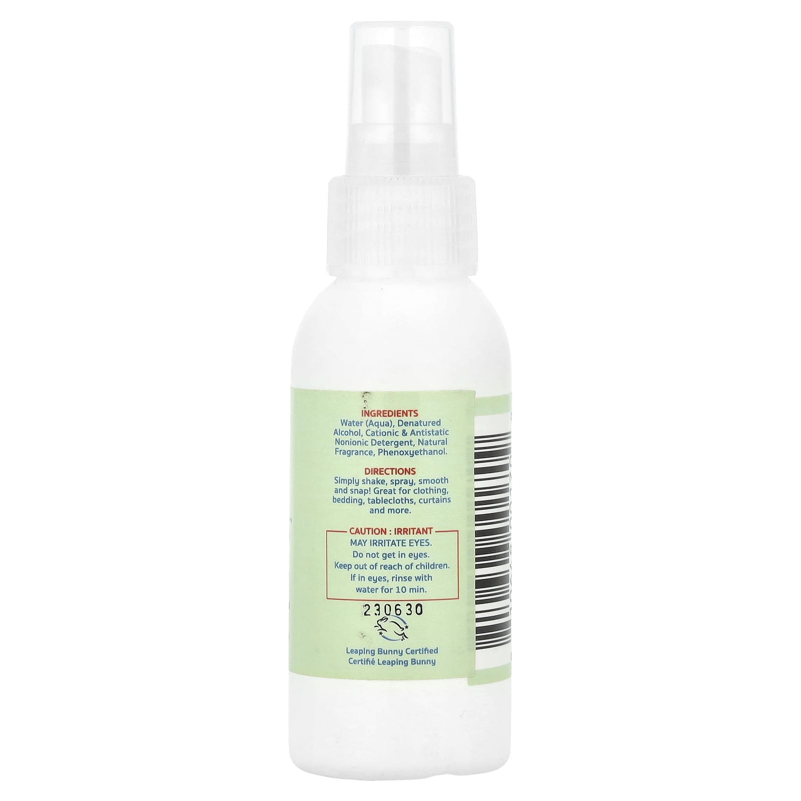 Nellie's, Wrinkle-B-Gone with Antistatic, Lemongrass, 3 fl oz (88 ml) - Image 2
