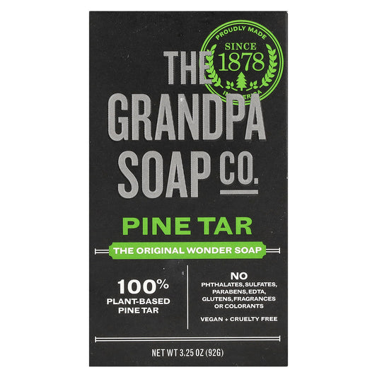 The Grandpa Soap Co., The Original Wonder Soap, Pine Tar , 3.25 oz (92 g) - Image 1