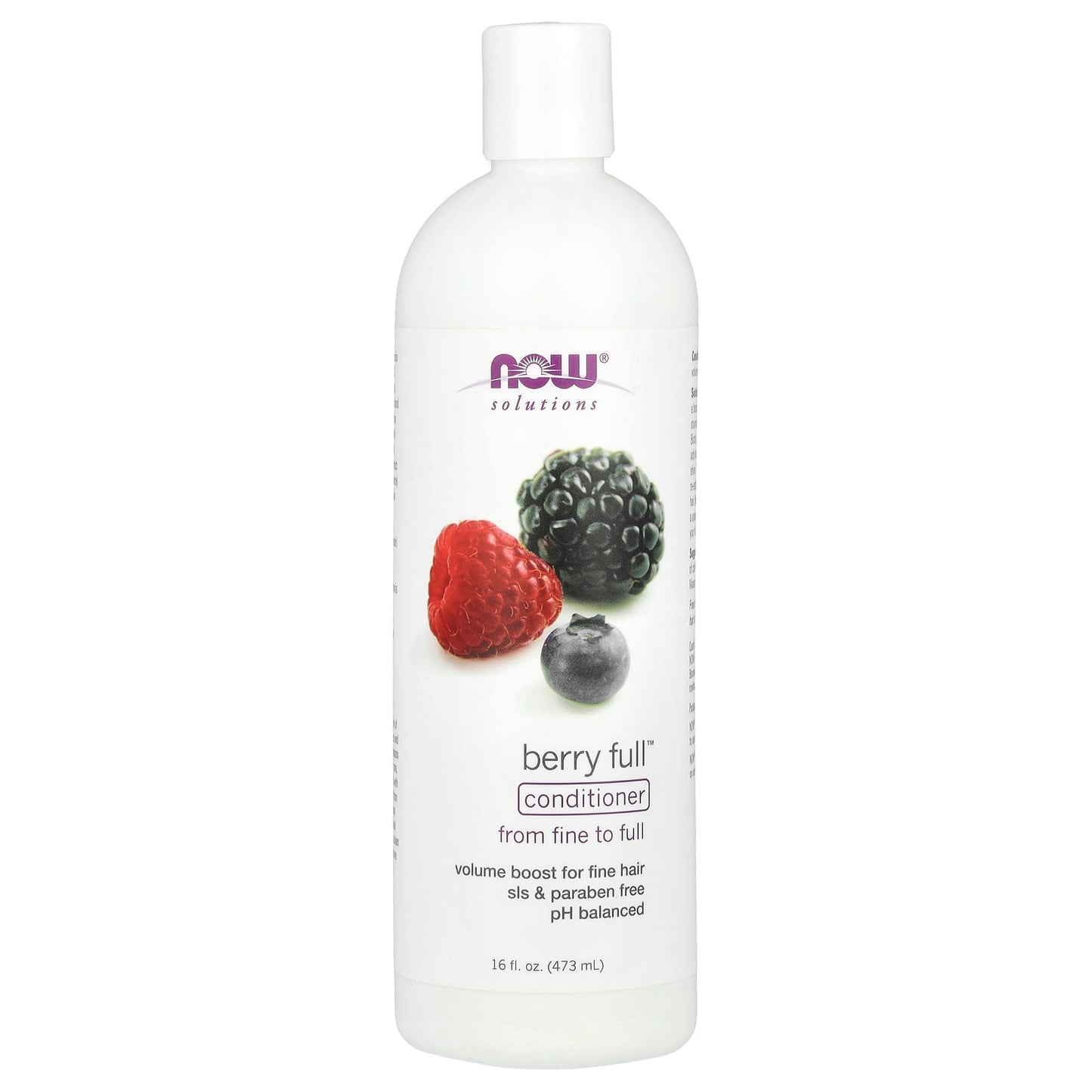 NOW Foods, Solutions, Berry Full Conditioner, From Fine to Full, 16 fl oz (473 ml) - Image 1