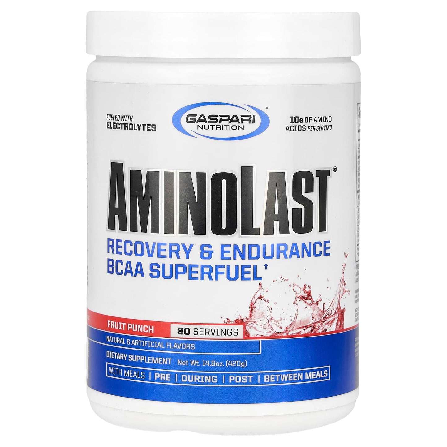 BCAA Recovery & Endurance Superfuel by Gaspari Nutrition - Fruit Punch - Image 1