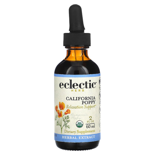 California Poppy Relaxation Support - USDA Organic, 500mg per Serving - Image 1