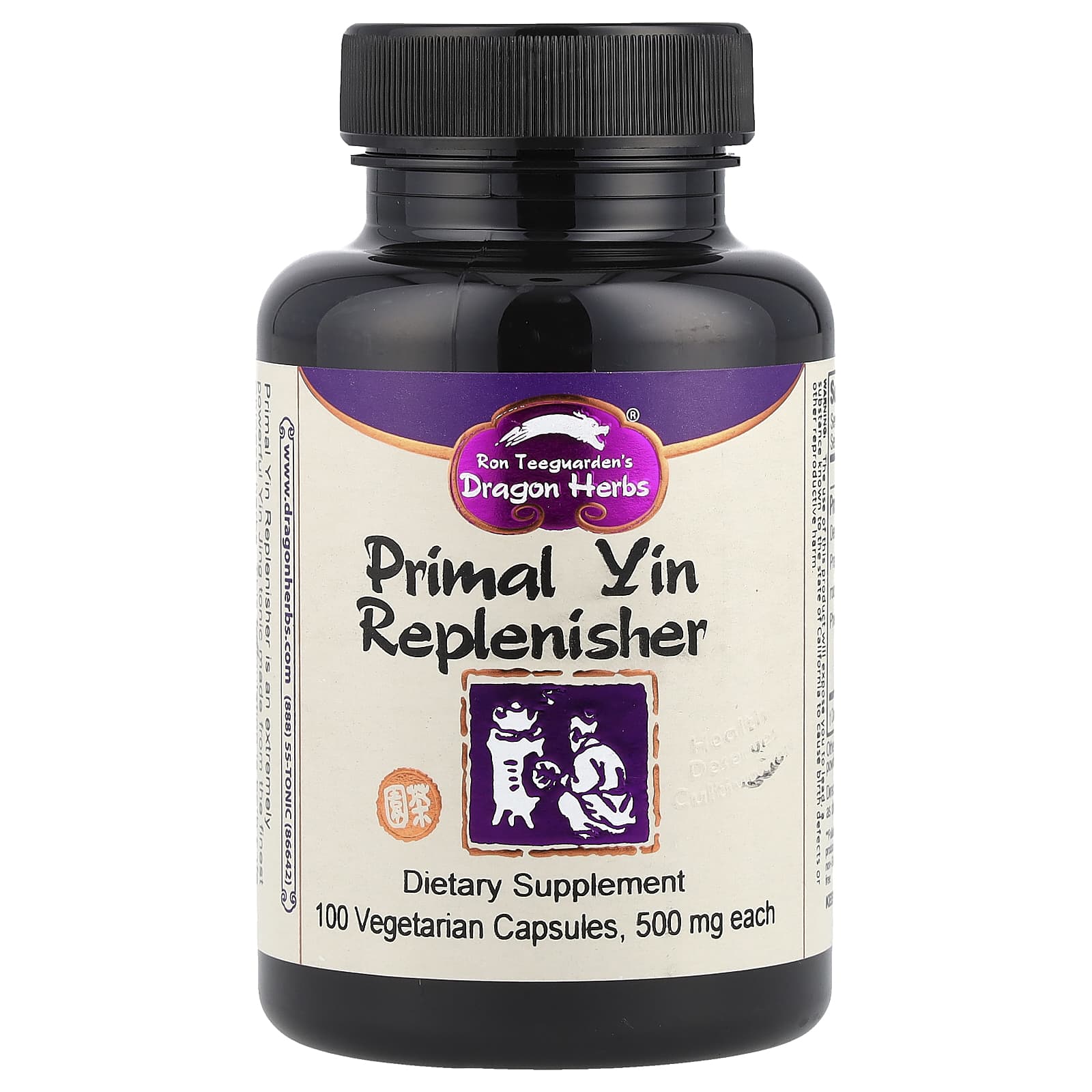 Dragon Herbs Primal Yin Replenisher 100 Capsules for Energy - Image 1